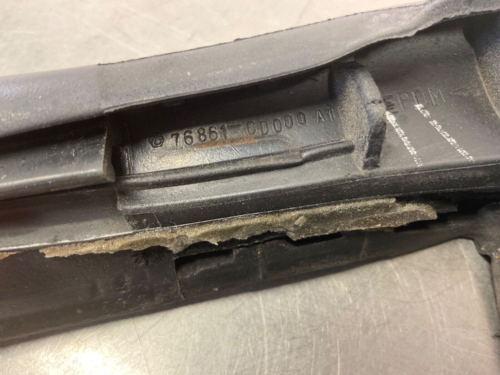 2007 Nissan Z33 350Z Driver Left Exterior A Pillar Seal Weatherstrip OEM 21BGKEA - On Point Parts Inc