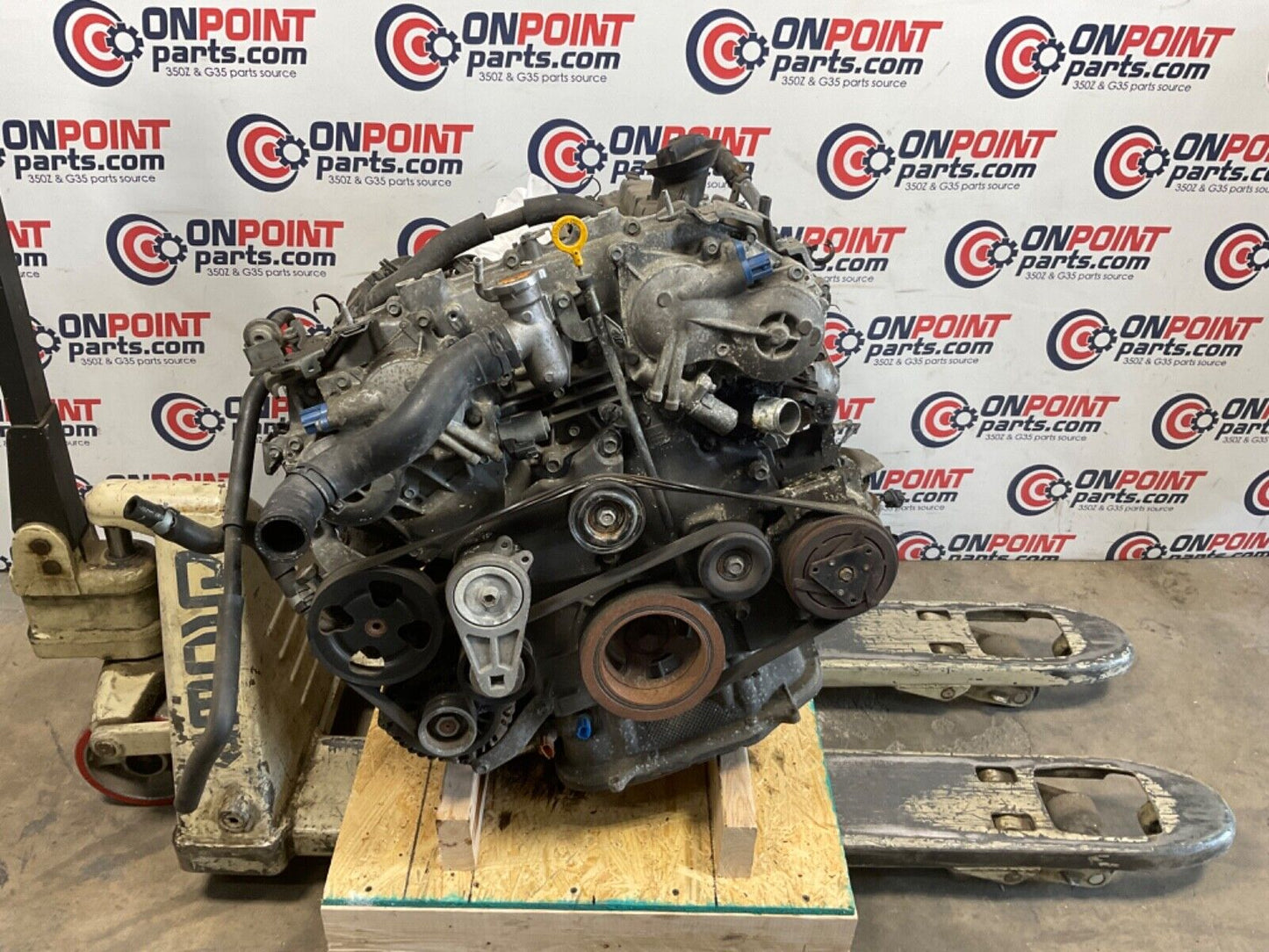 2007 Nissan Z33 350Z VQ35HR Manual 6 Speed Engine 164k OEM 21BGKE0 - On Point Parts Inc