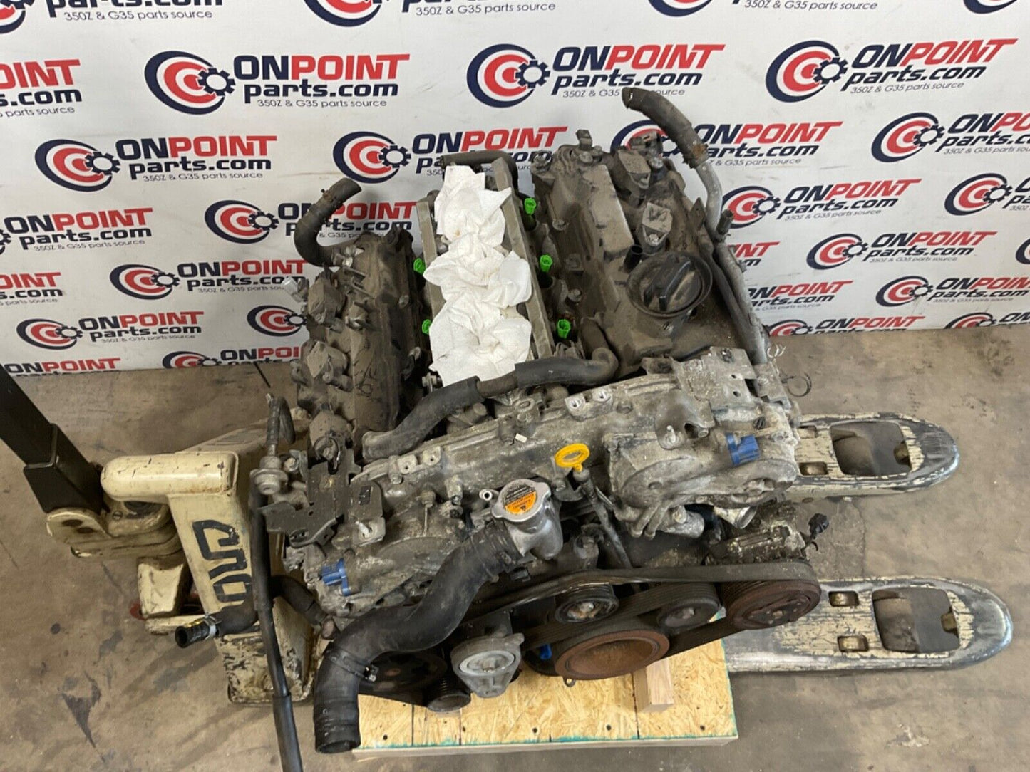 2007 Nissan Z33 350Z VQ35HR Manual 6 Speed Engine 164k OEM 21BGKE0 - On Point Parts Inc