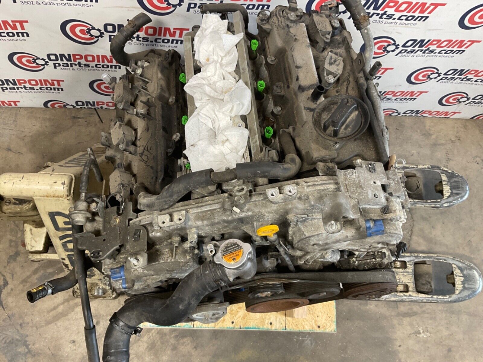 2007 Nissan Z33 350Z VQ35HR Manual 6 Speed Engine 164k OEM 21BGKE0 - On Point Parts Inc