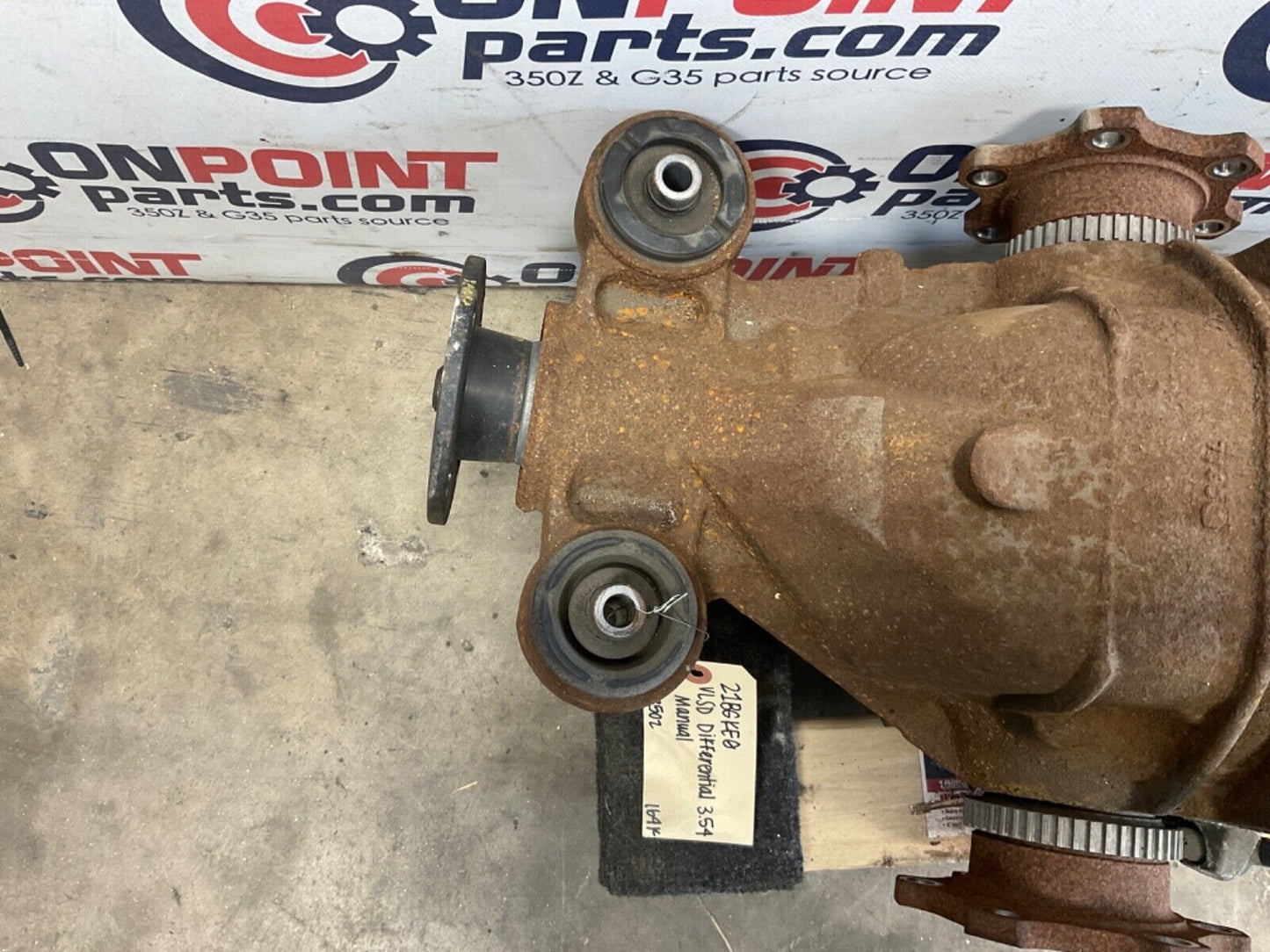 2007 Nissan Z33 350Z VLSD Manual Differential 3.54 164k OEM 21BGKE0 - On Point Parts Inc