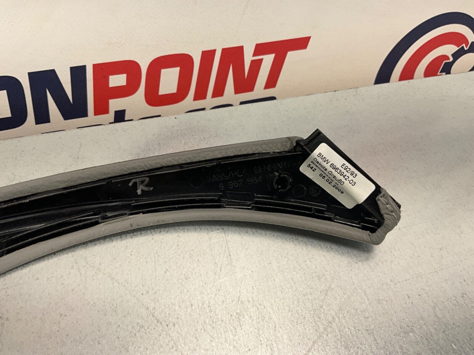 2009 BMW E92 335i Passenger Right Front Interior Door Grip Handle OEM 15BGSEE - On Point Parts Inc