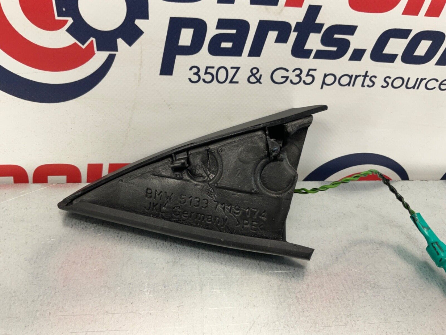 2009 BMW E92 335i Passenger Right Tweeter Speaker Cover Corner Trim OEM 15BGSEE - On Point Parts Inc