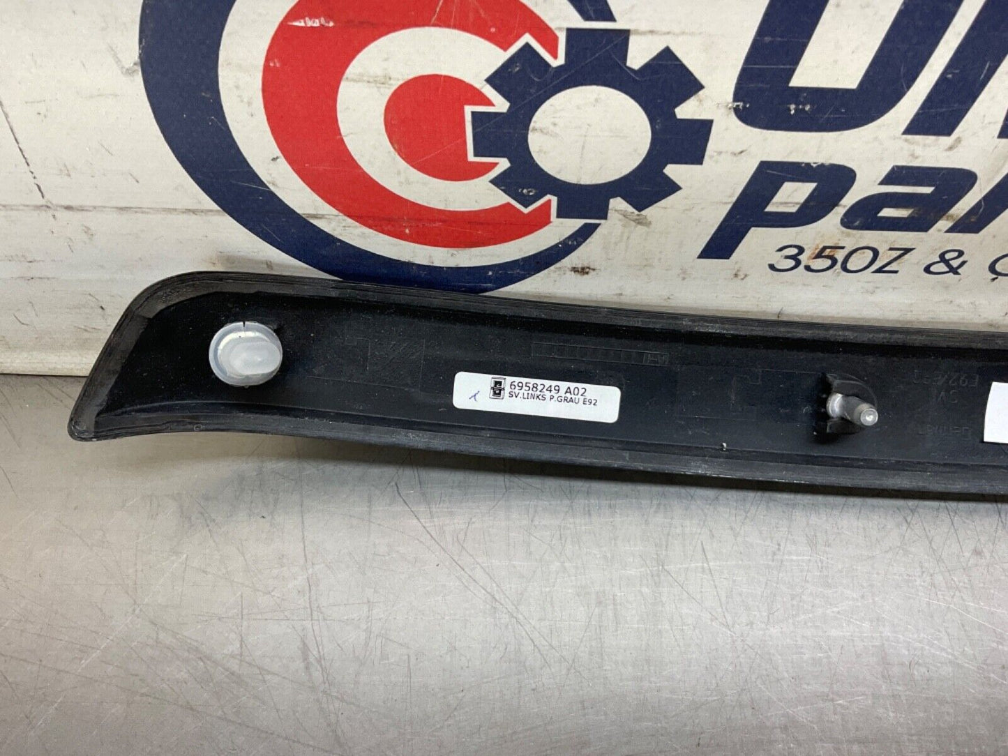 2009 BMW E92 335i Driver Rear Gray Poplar Wood Door Trim 6958249-A02 OEM 15BGSEA - On Point Parts Inc