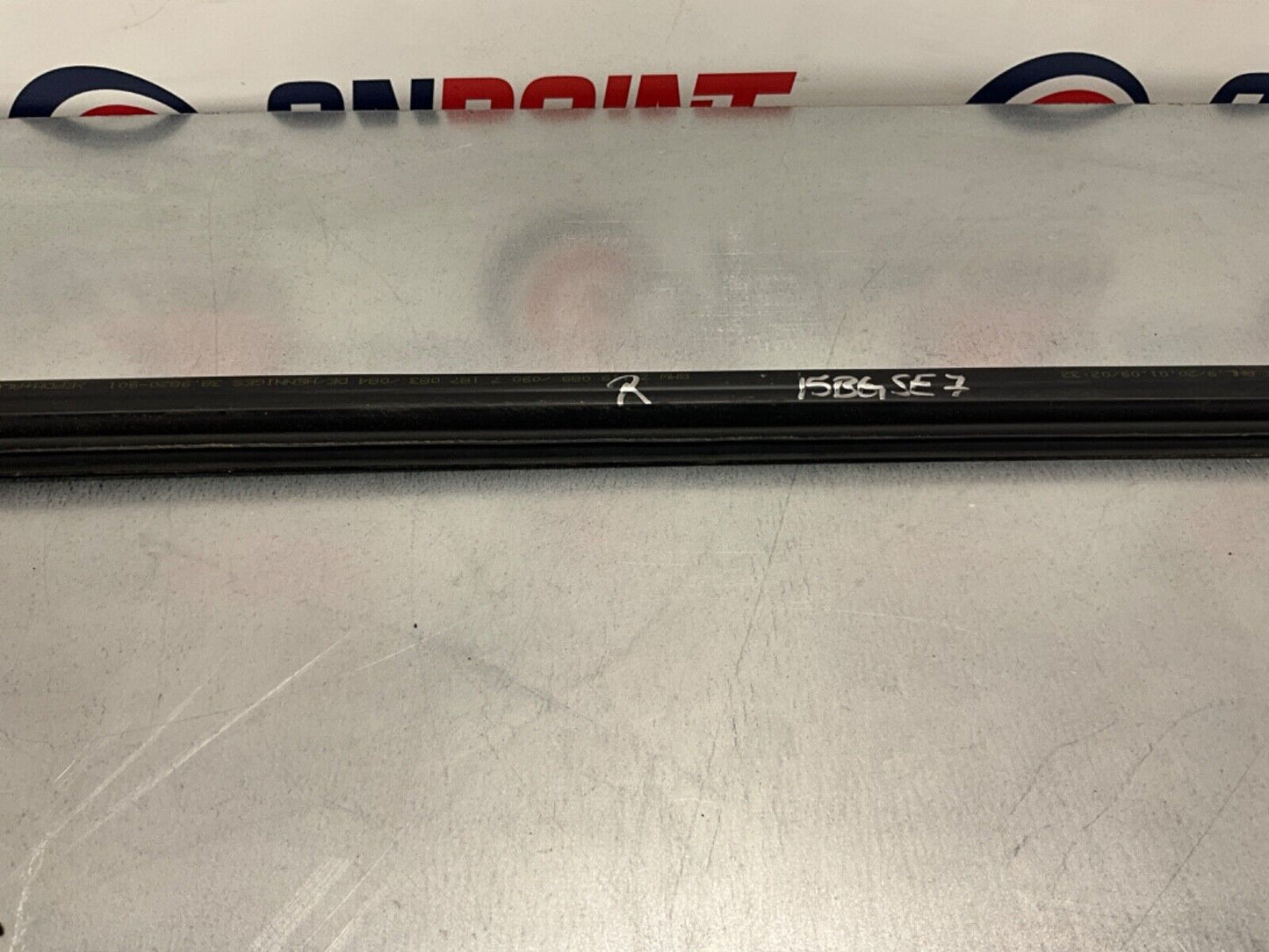 2009 BMW E92 335i Passenger Right Interior Window Weatherstip OEM 15BGSE7 - On Point Parts Inc