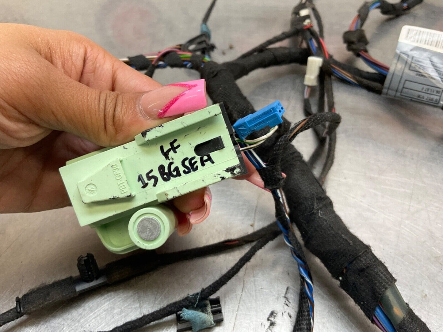 2009 BMW E92 335i Driver Left Front Door Wiring Harness  OEM 15BGSEA - On Point Parts Inc