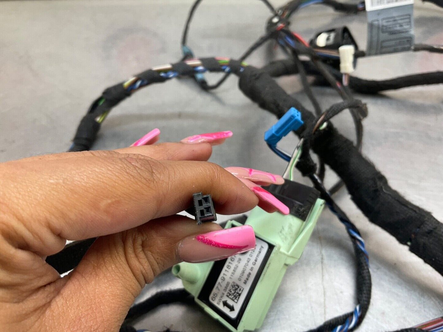 2009 BMW E92 335i Driver Left Front Door Wiring Harness  OEM 15BGSEA - On Point Parts Inc