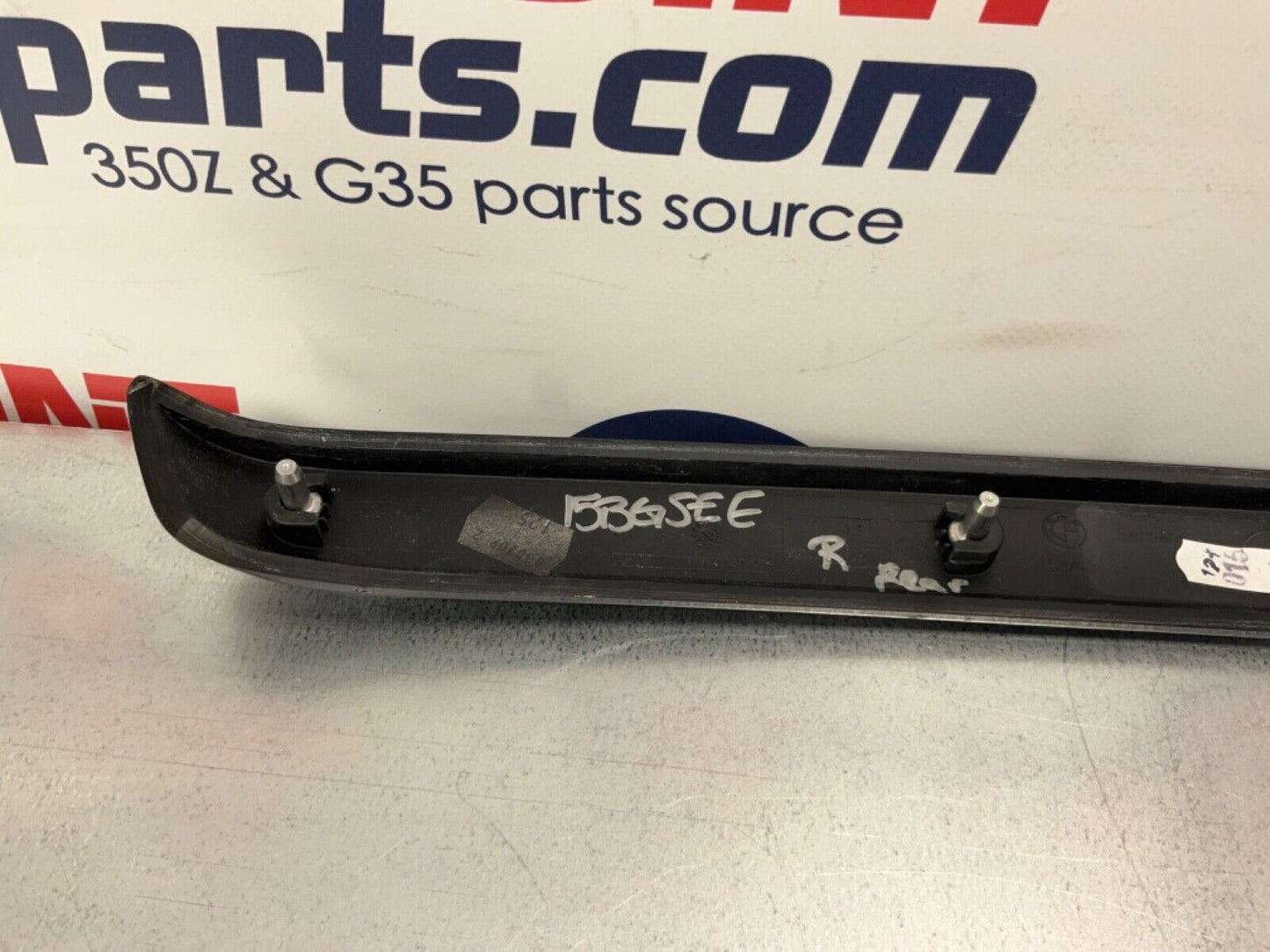 2009 BMW E92 335i Passenger Rear Interior Gray Poplar Quarter Trim OEM 15BGSEE - On Point Parts Inc