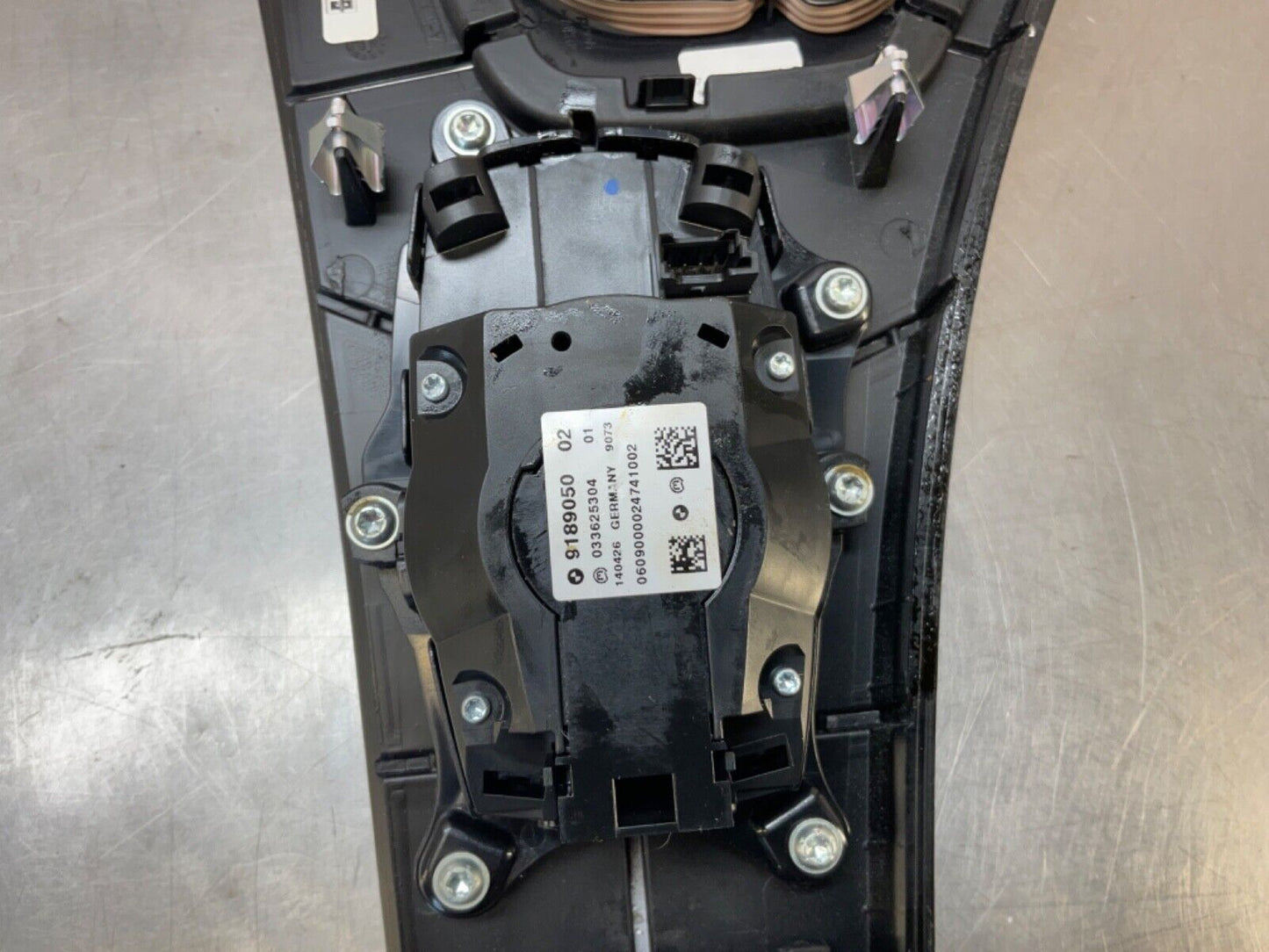 2009 BMW E92 335i Gray Poplar Grain Gear Shifter Bezel with iDrive OEM 15BGSE7 - On Point Parts Inc