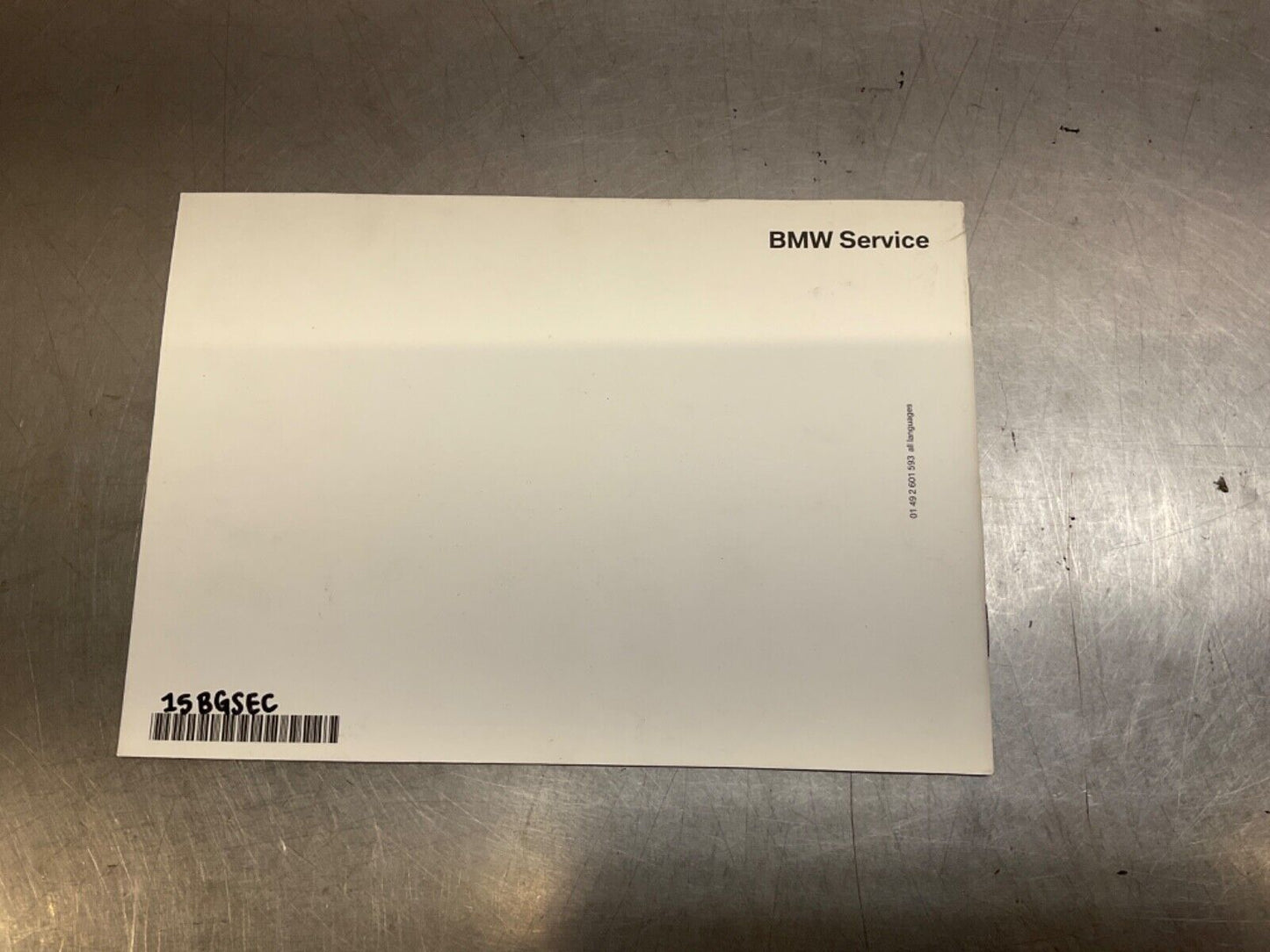 2009 BMW E92 335i Owner's Manual OEM 15BGSEC - On Point Parts Inc