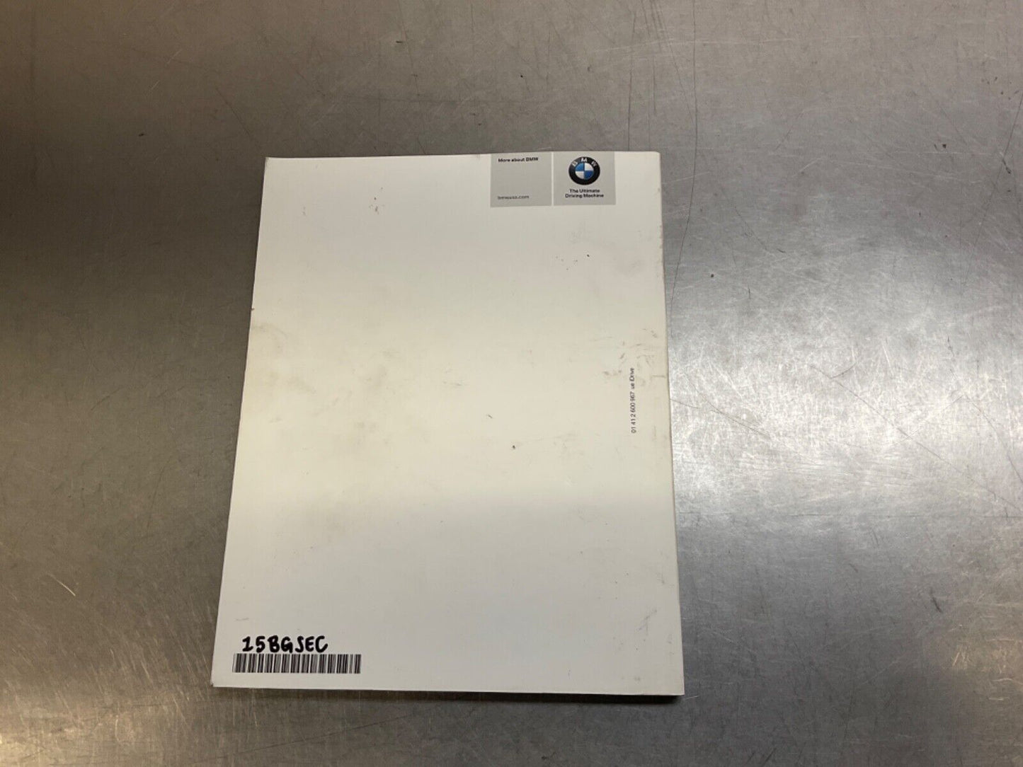 2009 BMW E92 335i Owner's Manual OEM 15BGSEC - On Point Parts Inc