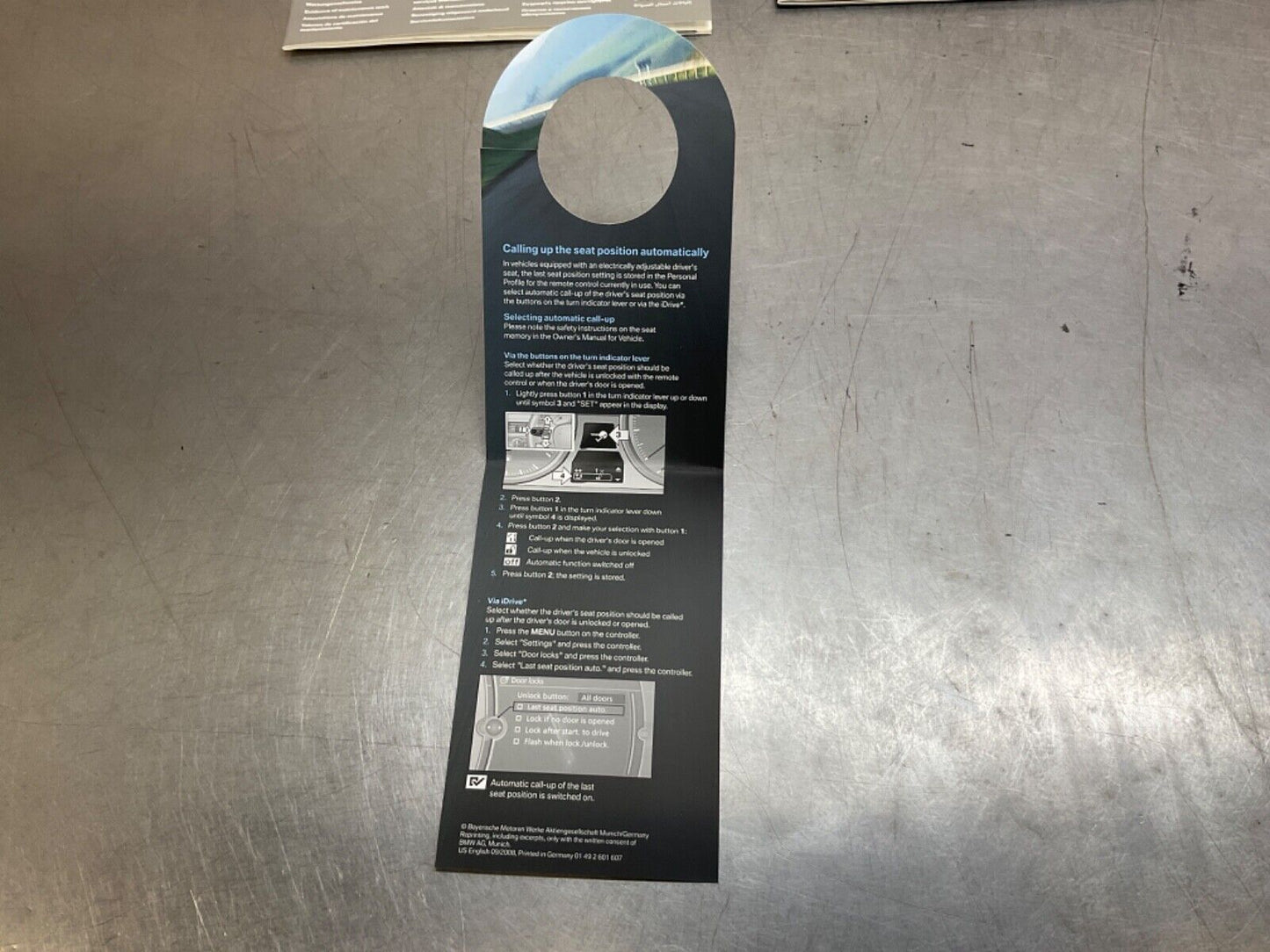 2009 BMW E92 335i Owner's Manual OEM 15BGSEC - On Point Parts Inc