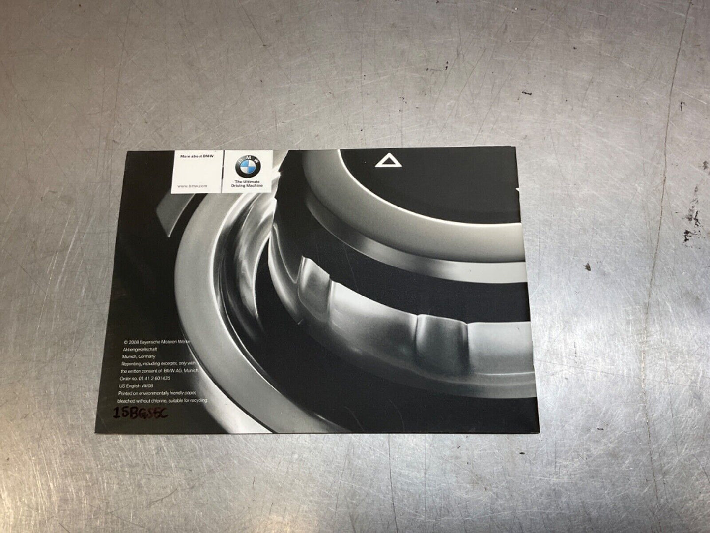 2009 BMW E92 335i Owner's Manual OEM 15BGSEC - On Point Parts Inc