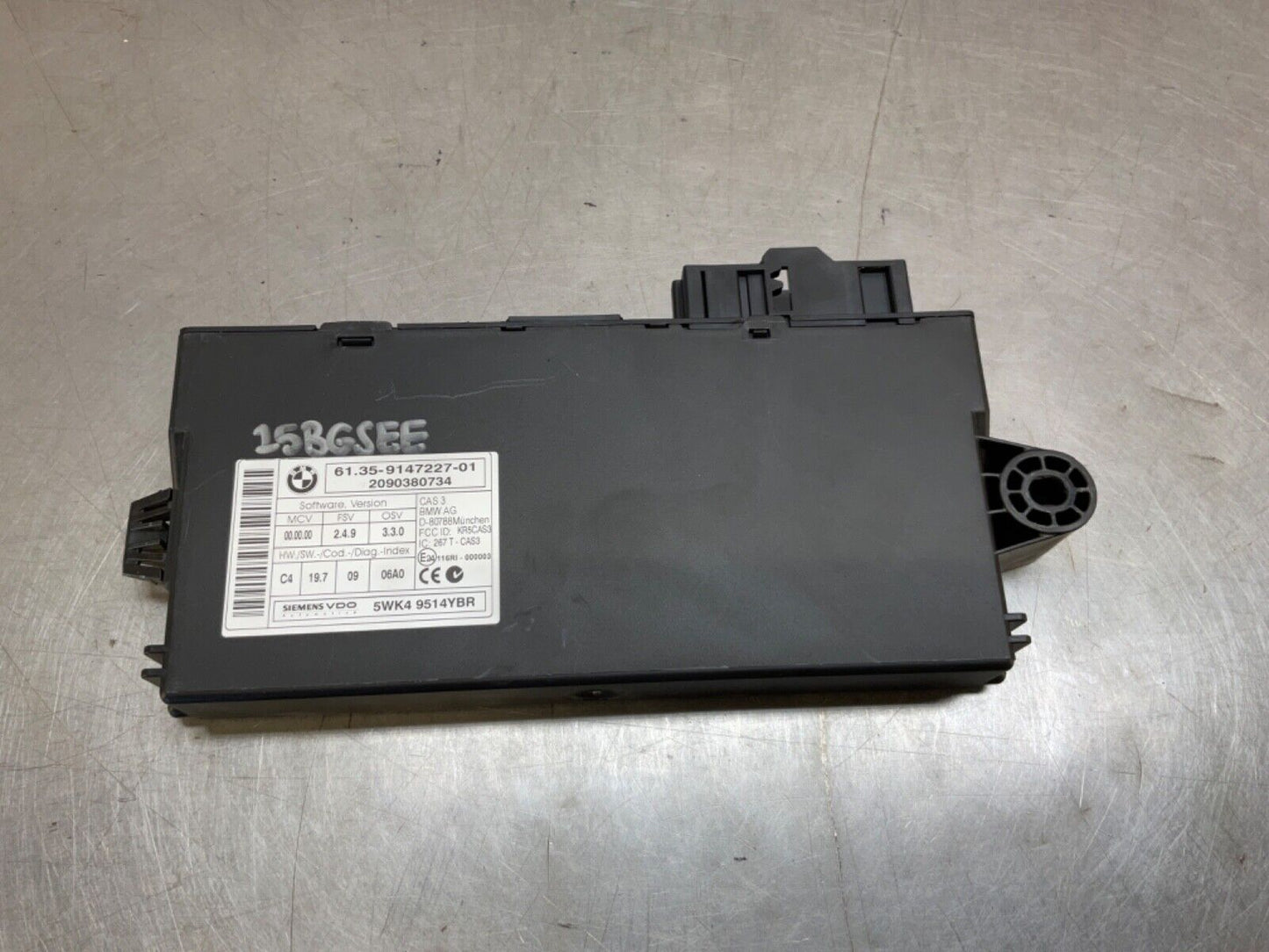 2009 BMW E92 335i Key Set BCM ECM Wireless Key Lock and Anti Theft OEM 15BGSEE - On Point Parts Inc