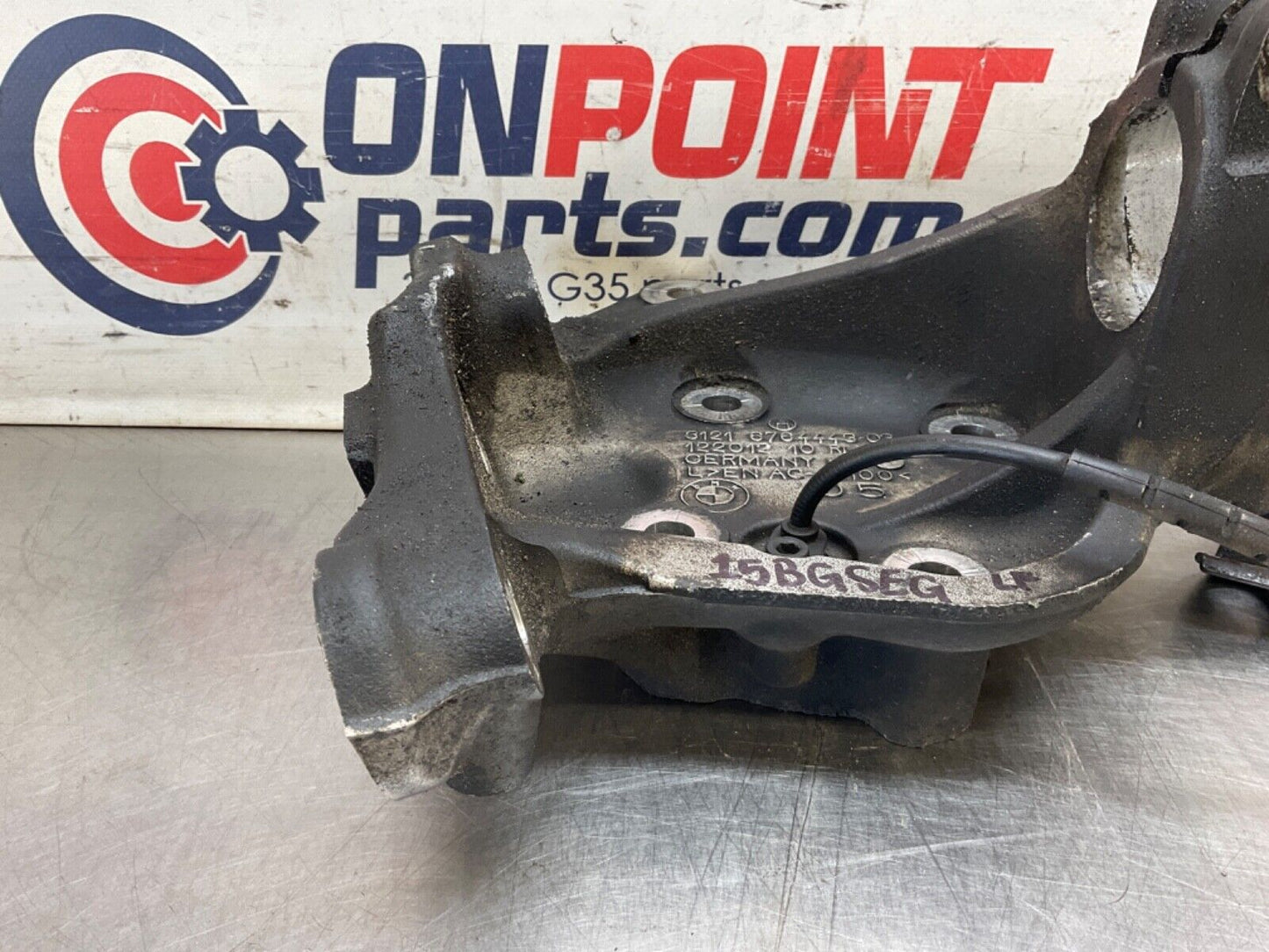 2009 BMW E92 335i Driver Left Front Suspension Spindle Knuckle OEM 15BGSEG - On Point Parts Inc