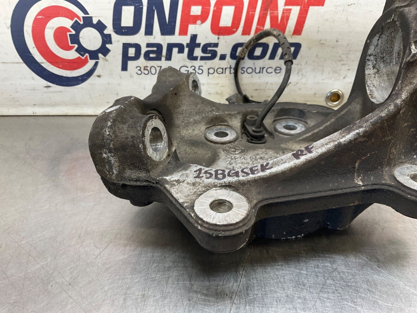 2009 BMW E92 335i Passenger Right Front Suspension Spindle Knuckle OEM 15BGSEK - On Point Parts Inc