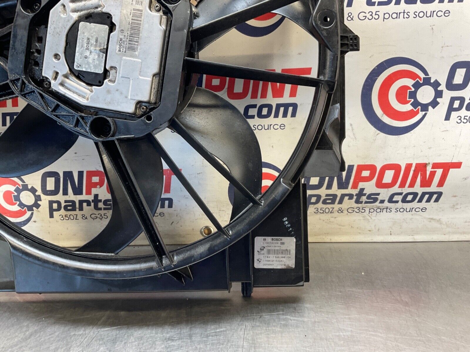 2009 BMW E92 335i Radiator Fan Assembly OEM 15BGSE3 - On Point Parts Inc