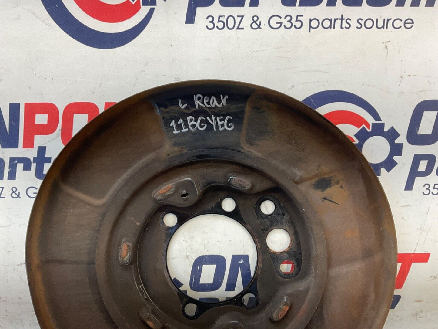 2007 Infiniti V35 G35 Driver Left Rear Brake Dust Cover OEM 11BGYEG - On Point Parts Inc