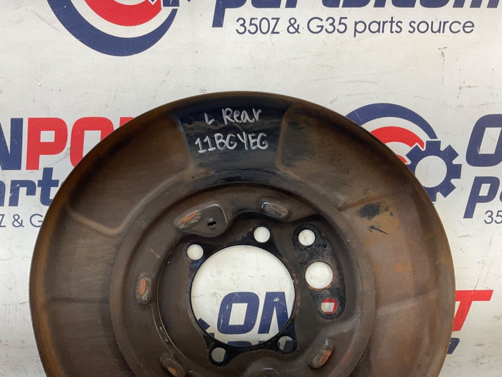 2007 Infiniti V35 G35 Driver Left Rear Brake Dust Cover OEM 11BGYEG - On Point Parts Inc