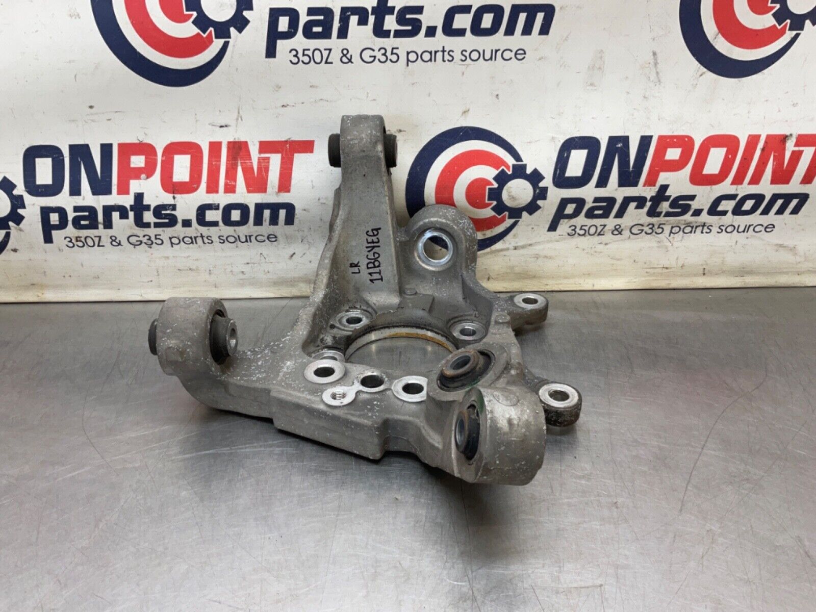2007 Infiniti V35 G35 Driver Rear Suspension Knuckle Axle Housing OEM 11BGYEG - On Point Parts Inc