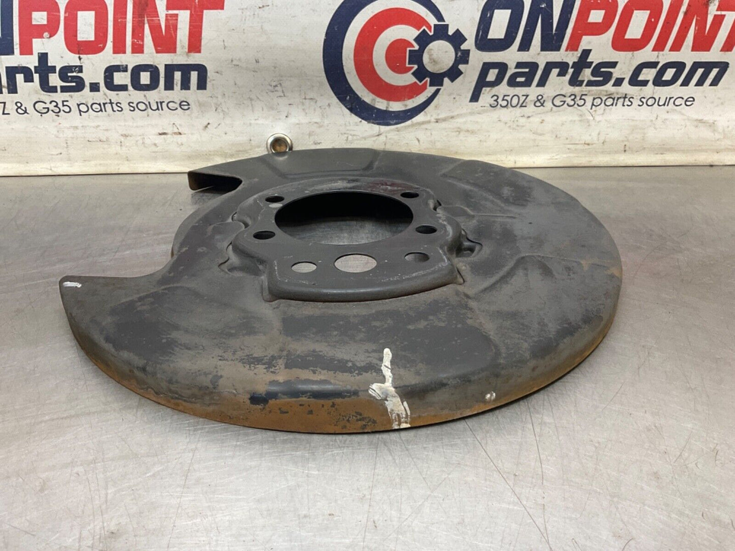 2007 Infiniti V35 G35 Passenger Right Rear Brake Dust Cover OEM 11BGYEK - On Point Parts Inc