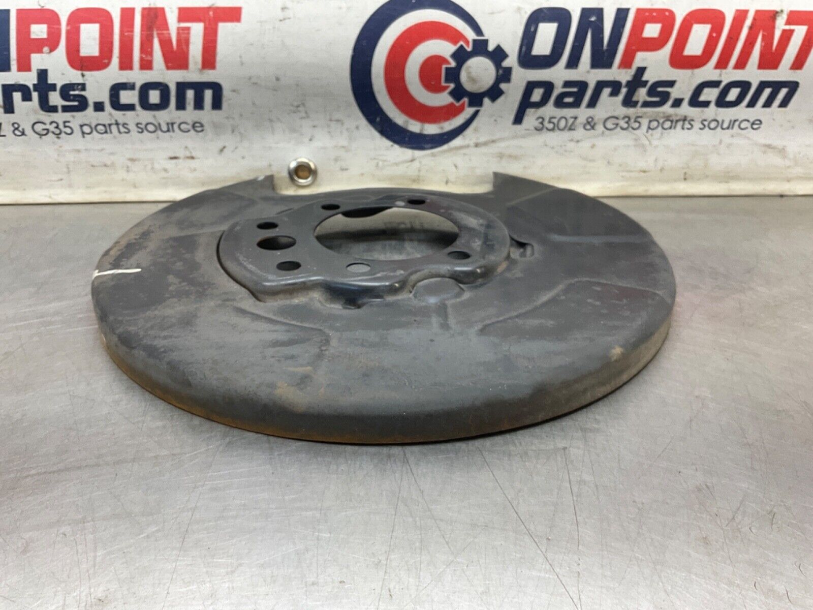 2007 Infiniti V35 G35 Passenger Right Rear Brake Dust Cover OEM 11BGYEK - On Point Parts Inc