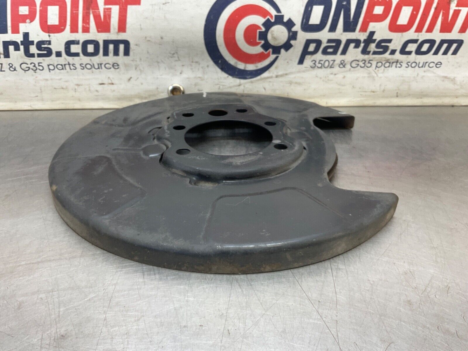2007 Infiniti V35 G35 Passenger Right Rear Brake Dust Cover OEM 11BGYEK - On Point Parts Inc