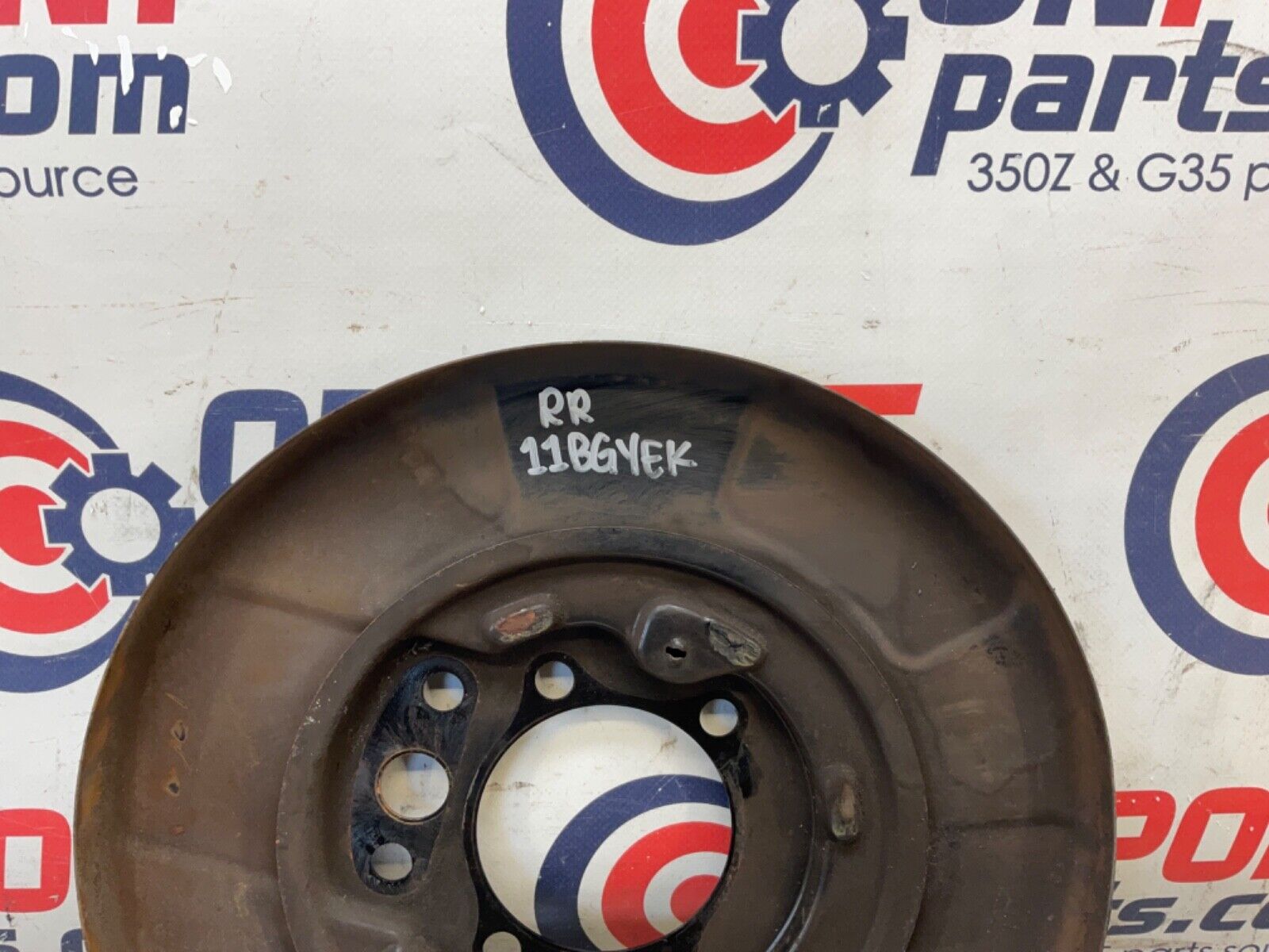 2007 Infiniti V35 G35 Passenger Right Rear Brake Dust Cover OEM 11BGYEK - On Point Parts Inc