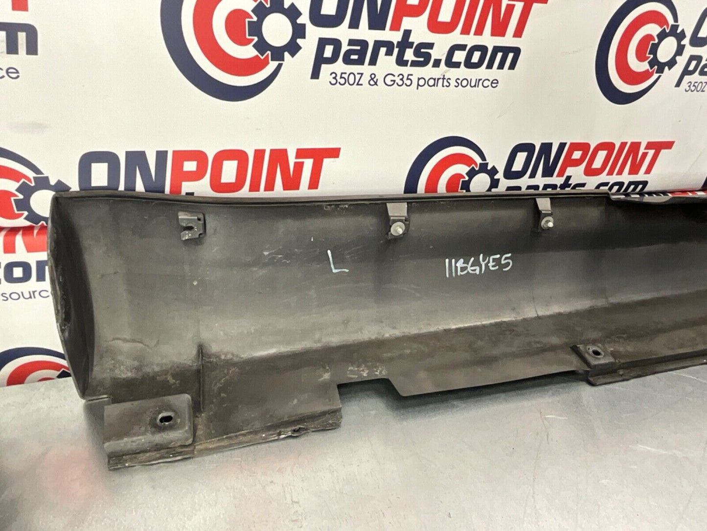 2007 Infiniti V35 G35 Driver Left Sport Rocker Panel Side Skirt OEM 11BGYE5 - On Point Parts Inc