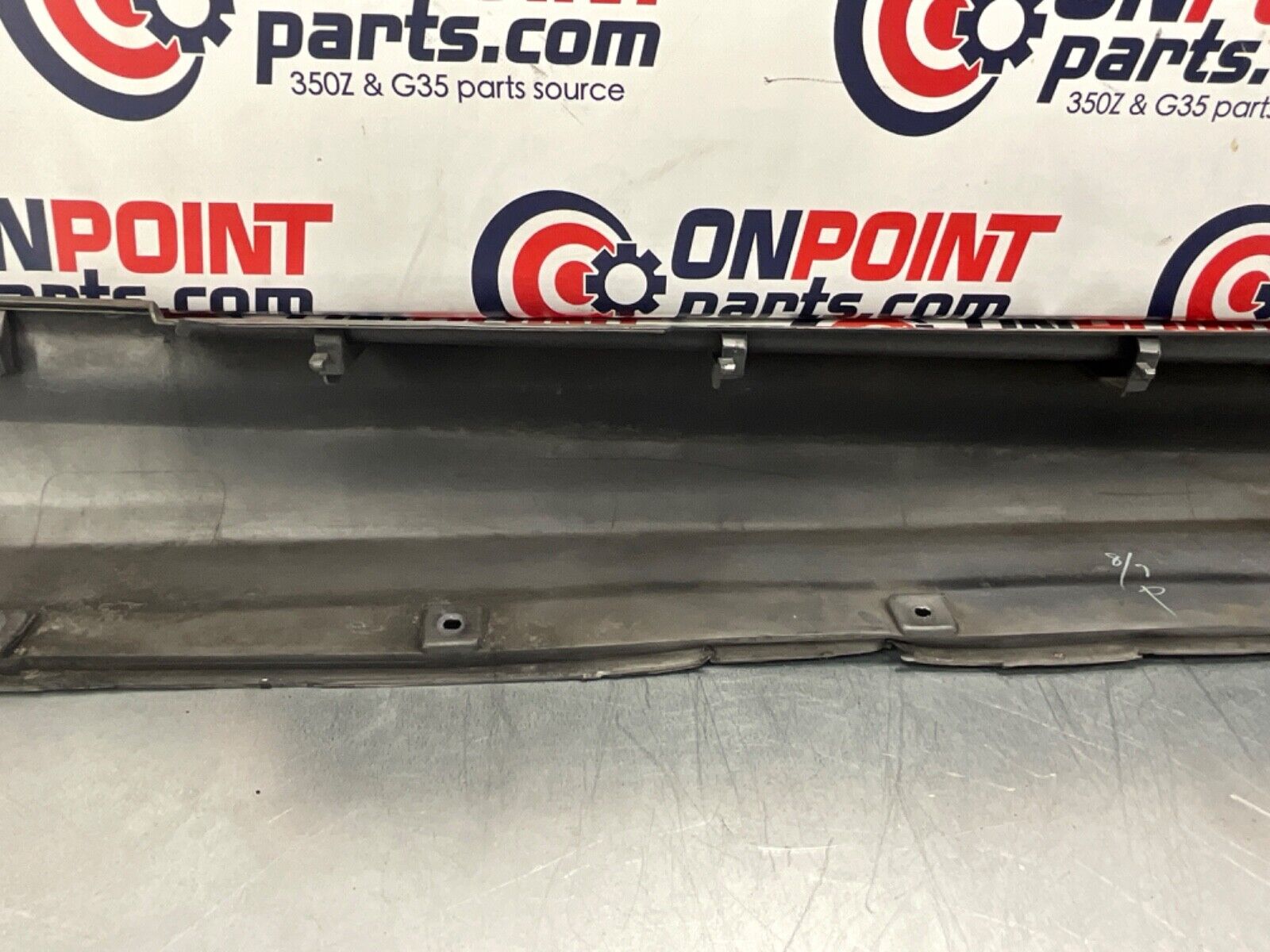 2007 Infiniti V35 G35 Driver Left Sport Rocker Panel Side Skirt OEM 11BGYE5 - On Point Parts Inc