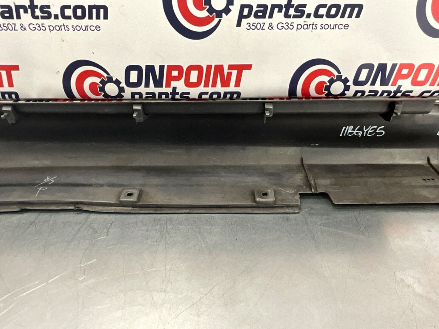 2007 Infiniti V35 G35 Driver Left Sport Rocker Panel Side Skirt OEM 11BGYE5 - On Point Parts Inc