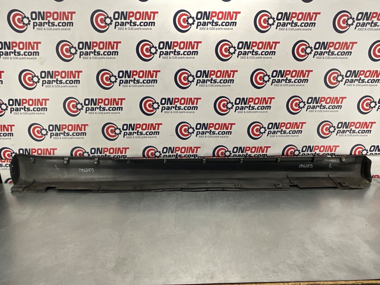2007 Infiniti V35 G35 Driver Left Sport Rocker Panel Side Skirt OEM 11BGYE5 - On Point Parts Inc