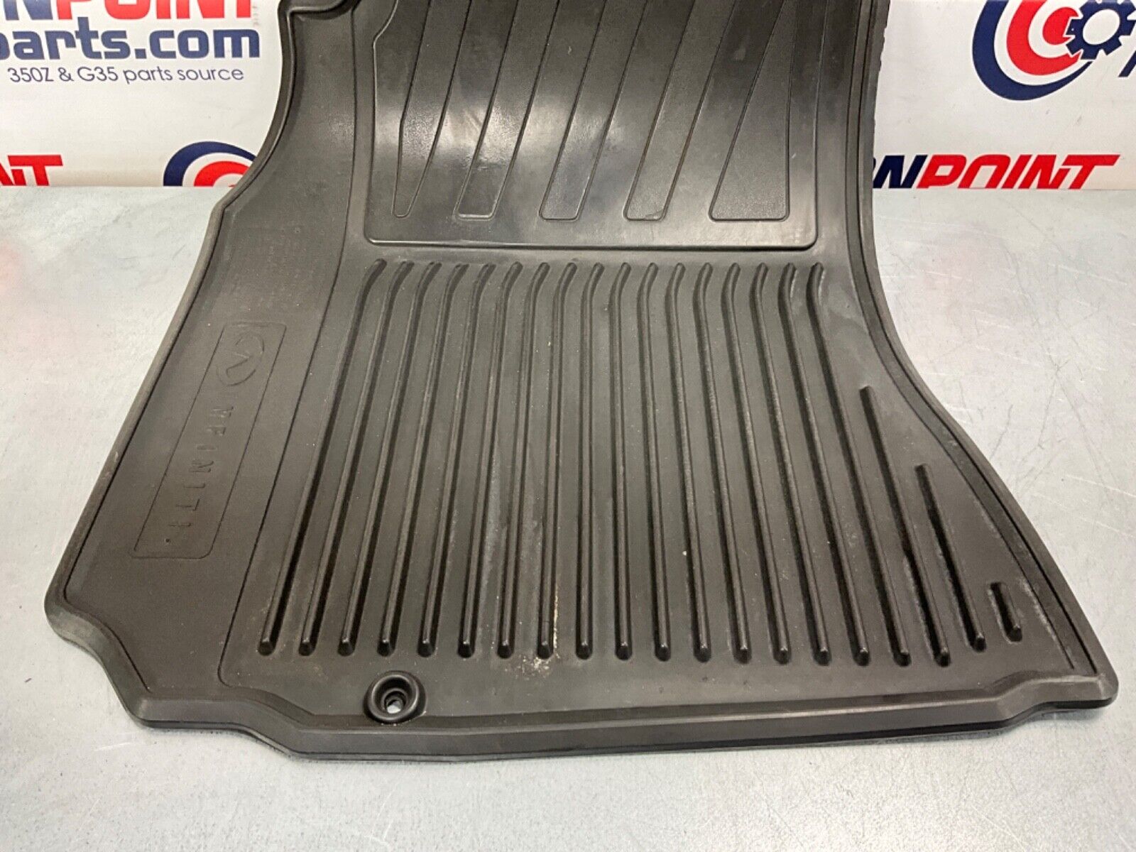 2007 Infiniti V35 G35 Coupe Front All Weather Rubber Floor Mats OEM 11BGYE9 - On Point Parts Inc