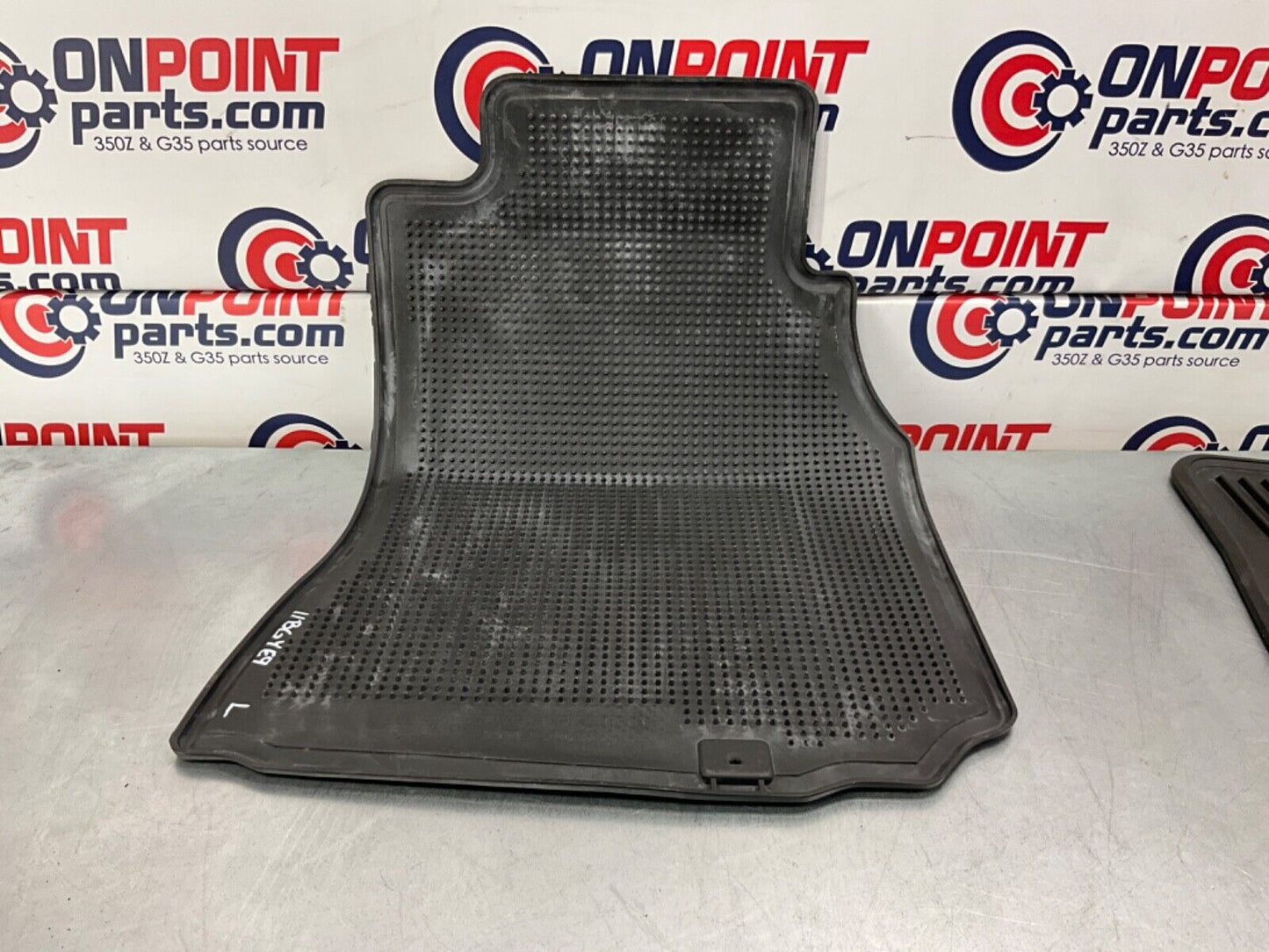 2007 Infiniti V35 G35 Coupe Front All Weather Rubber Floor Mats OEM 11BGYE9 - On Point Parts Inc