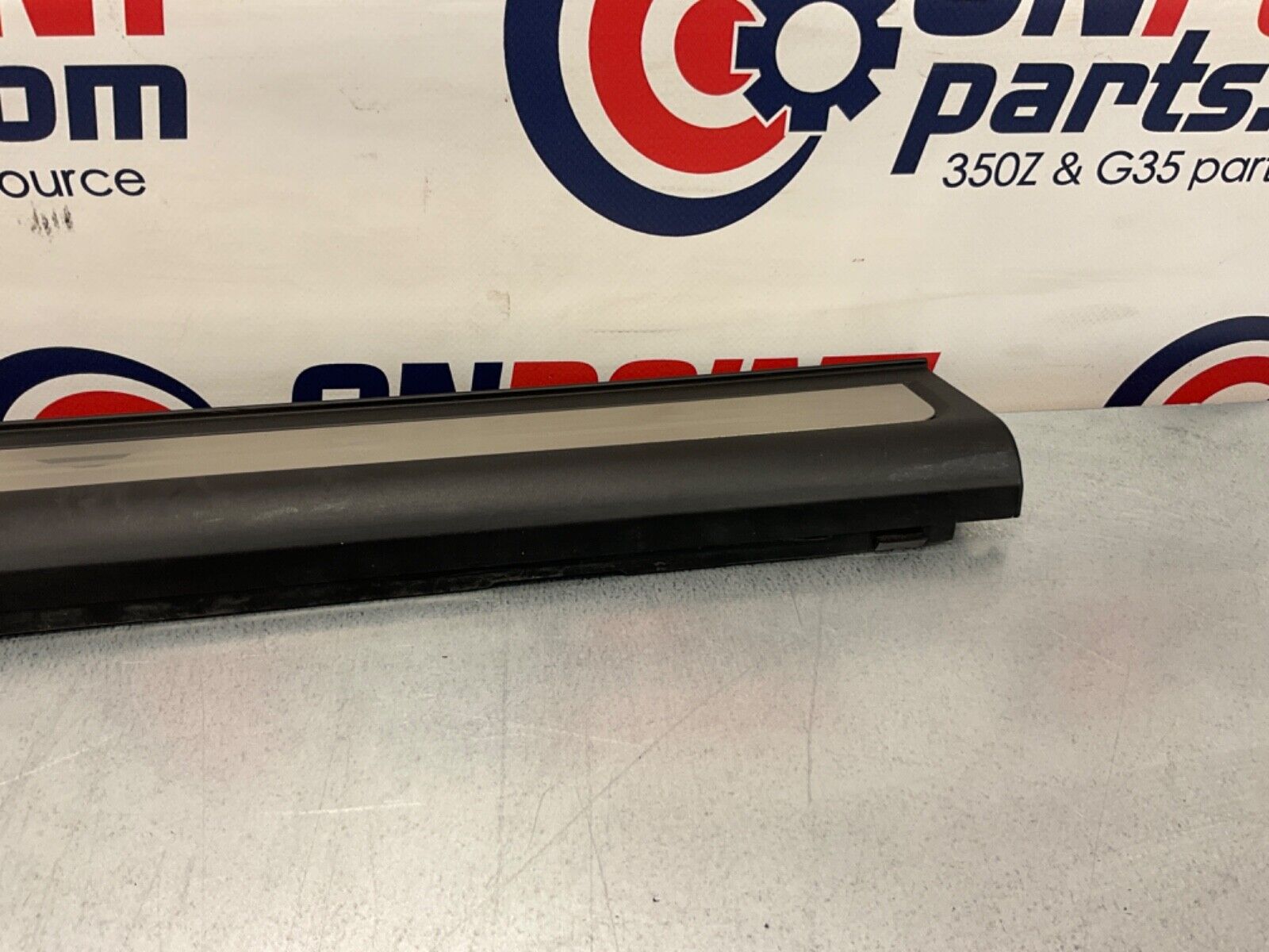 2007 Infiniti V35 G35 Passenger Right Door Threshold Kick Plate Trim OEM 11BGYE7 - On Point Parts Inc