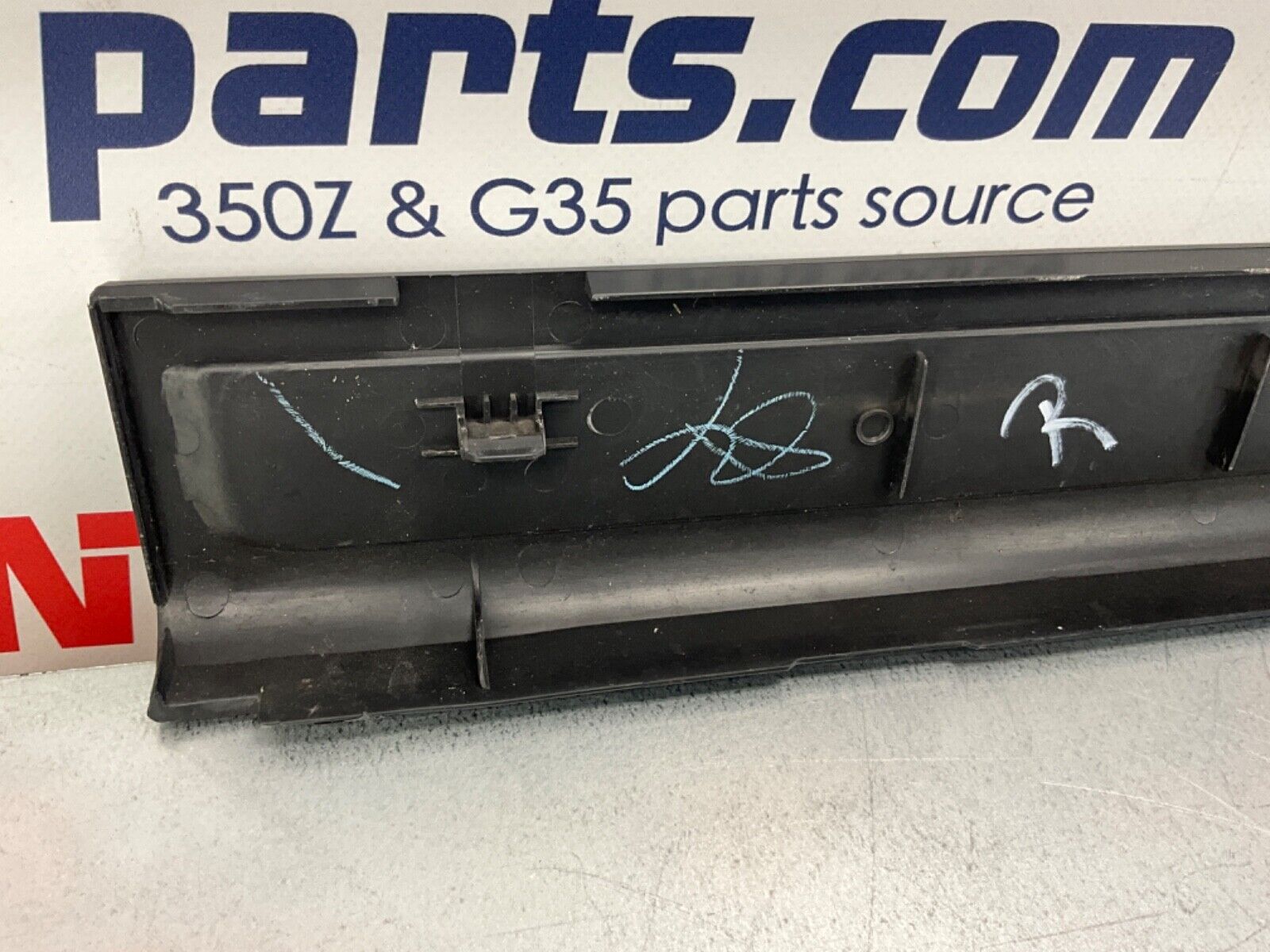 2007 Infiniti V35 G35 Passenger Right Door Threshold Kick Plate Trim OEM 11BGYE7 - On Point Parts Inc