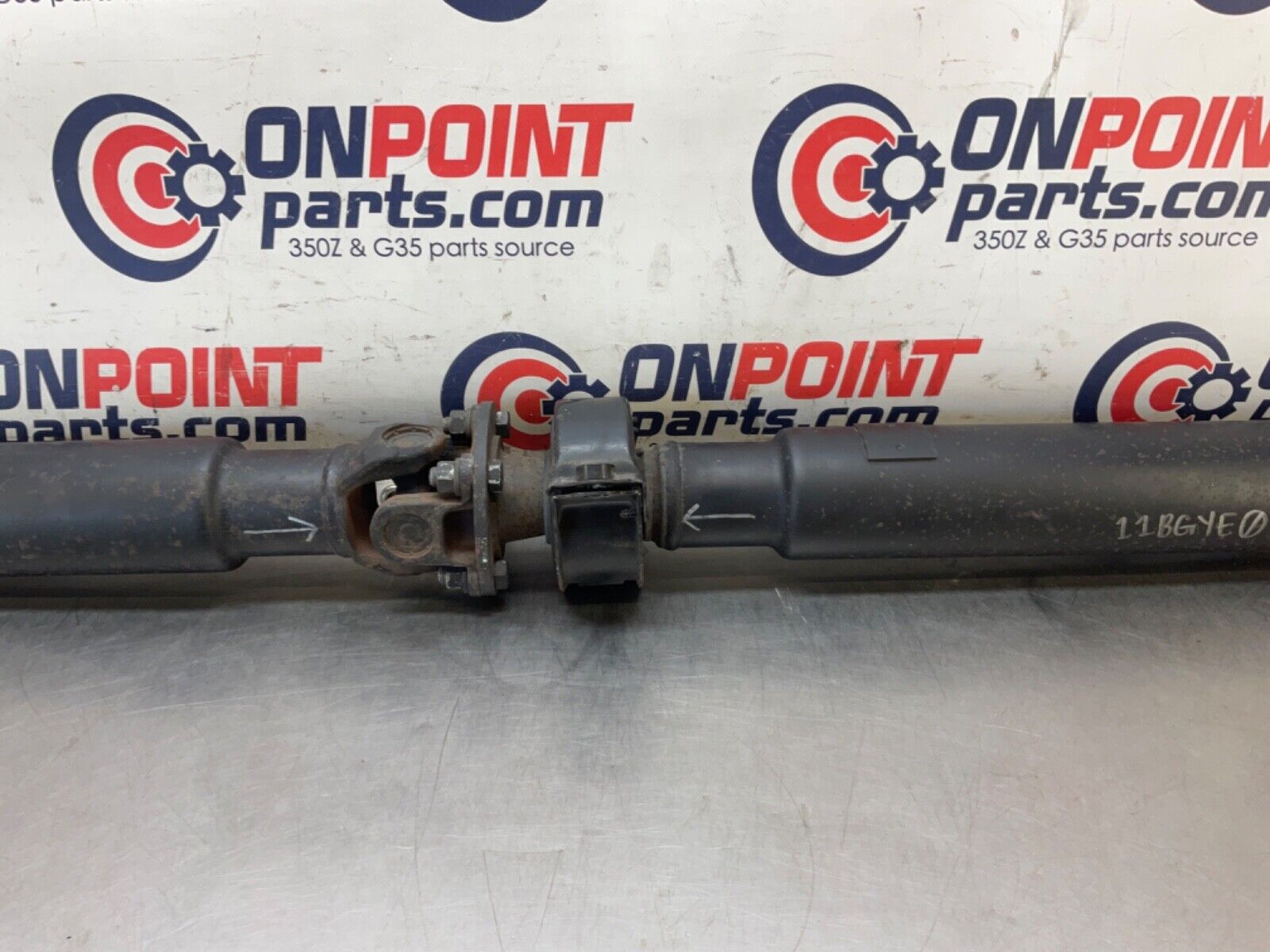 2007 Infiniti V35 G35 2 Piece Driveshaft Manual RWD OEM 11BGYE0 - On Point Parts Inc