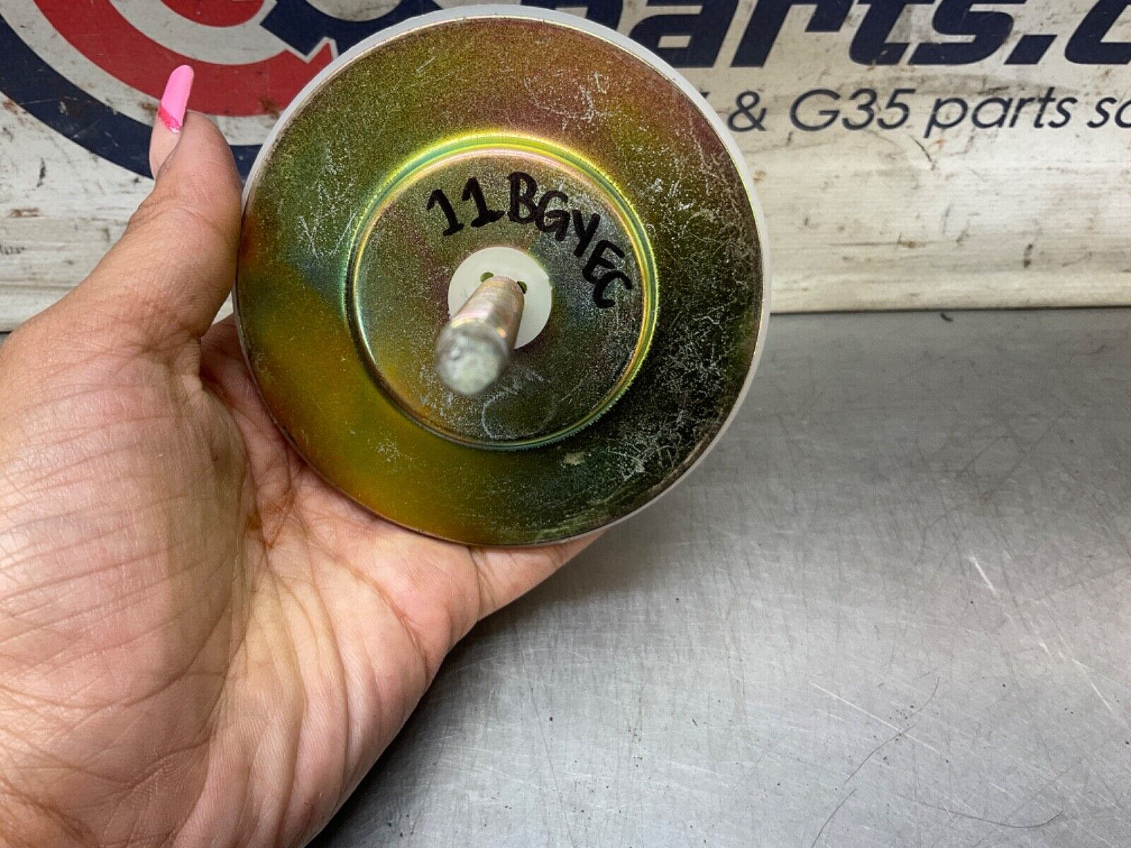 2007 Infiniti V35 G35 Spare Tire Trunk Hold Down Clamp OEM 11BGYEC - On Point Parts Inc