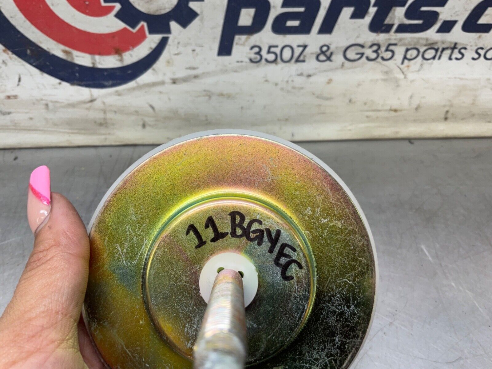 2007 Infiniti V35 G35 Spare Tire Trunk Hold Down Clamp OEM 11BGYEC - On Point Parts Inc