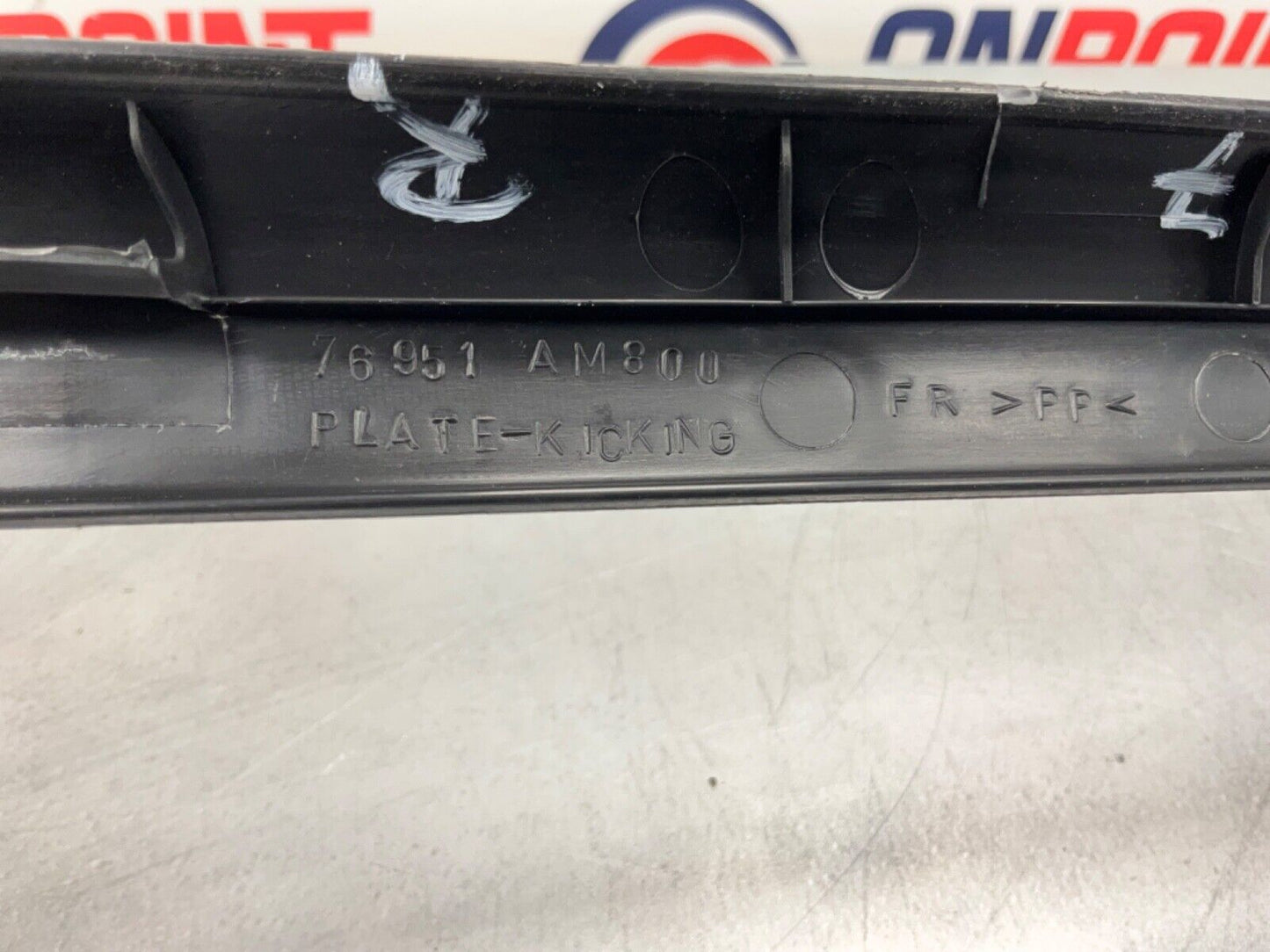 2007 Infiniti V35 G35 Passenger Right Door Threshold Sill Trim 76851 OEM 11BGYE7 - On Point Parts Inc