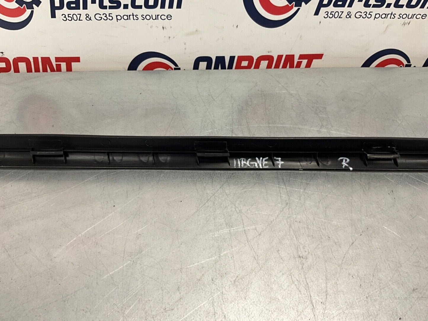 2007 Infiniti V35 G35 Passenger Right Door Threshold Sill Trim 76851 OEM 11BGYE7 - On Point Parts Inc