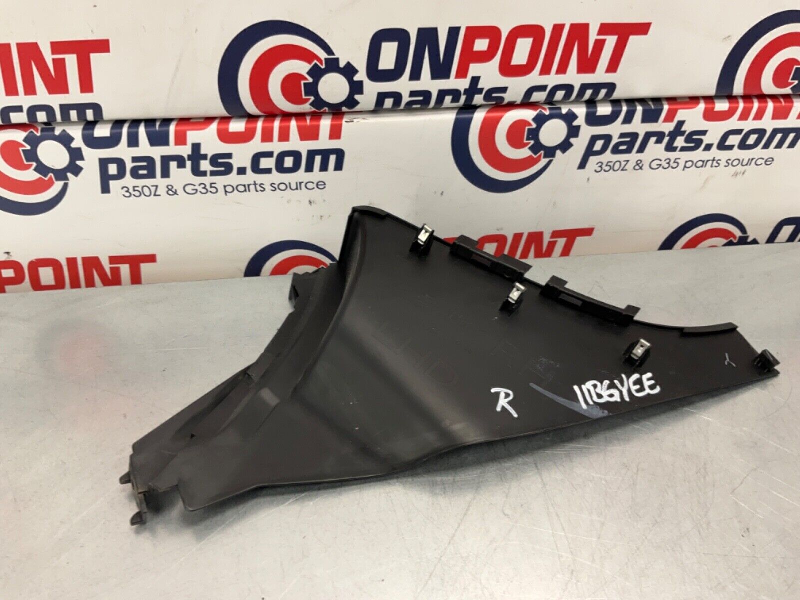 2007 Infiniti G35 Passenger Right Front Center Console Kick Panel OEM 11BGYEE - On Point Parts Inc