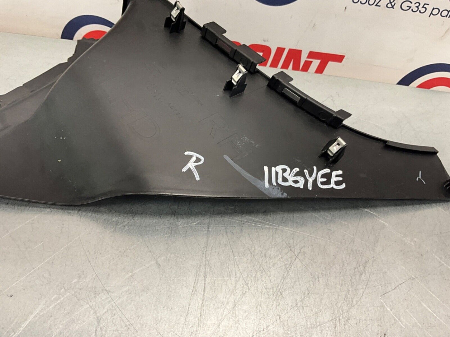 2007 Infiniti G35 Passenger Right Front Center Console Kick Panel OEM 11BGYEE - On Point Parts Inc