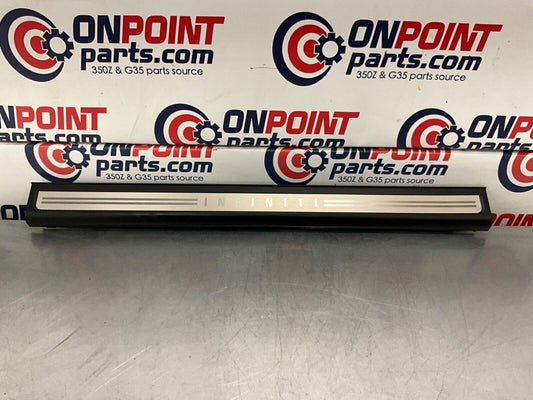 2007 Infiniti V35 G35 Driver Left Door Threshold Kick Plate Trim OEM 11BGYE7 - On Point Parts Inc