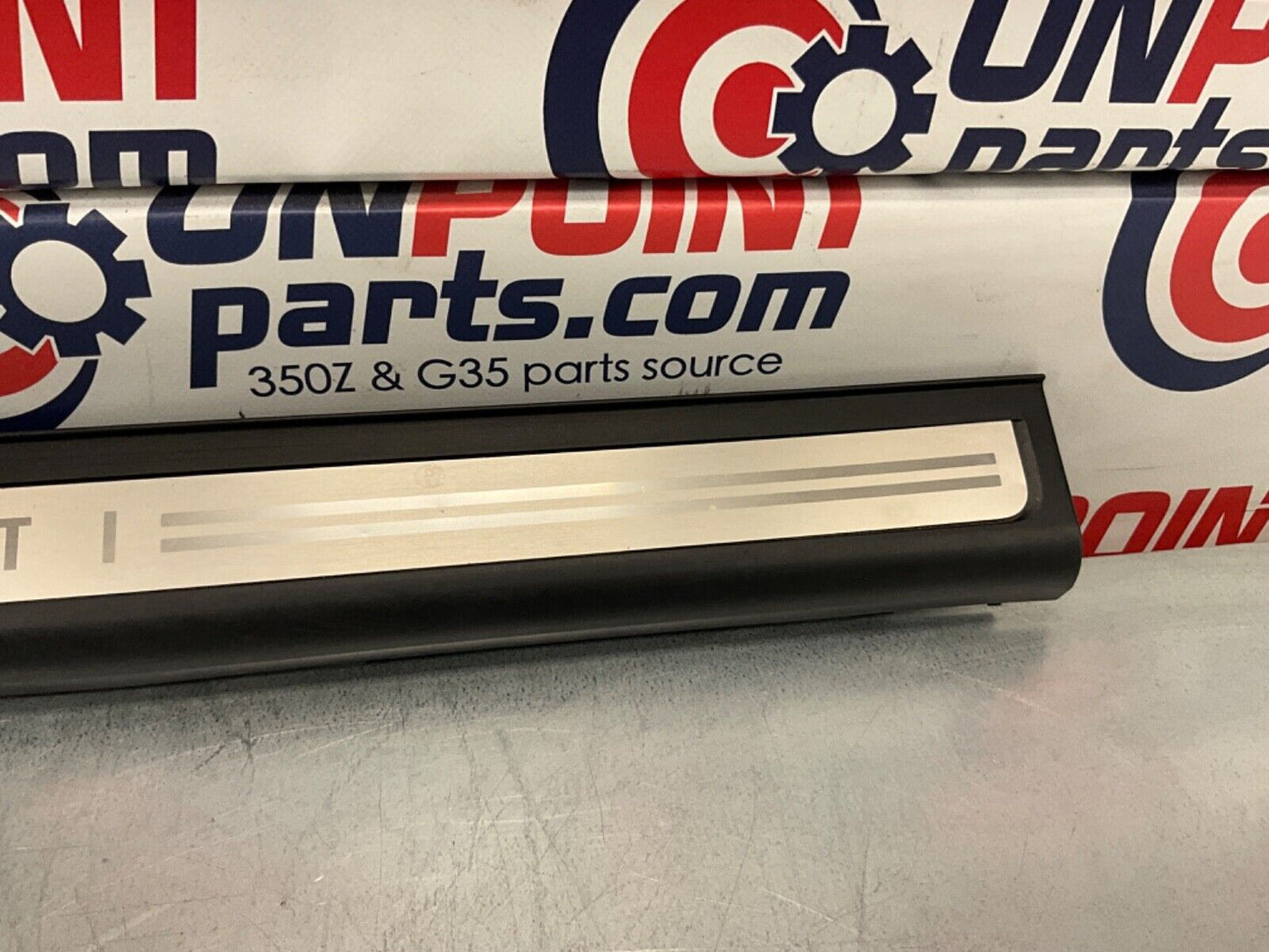 2007 Infiniti V35 G35 Driver Left Door Threshold Kick Plate Trim OEM 11BGYE7 - On Point Parts Inc