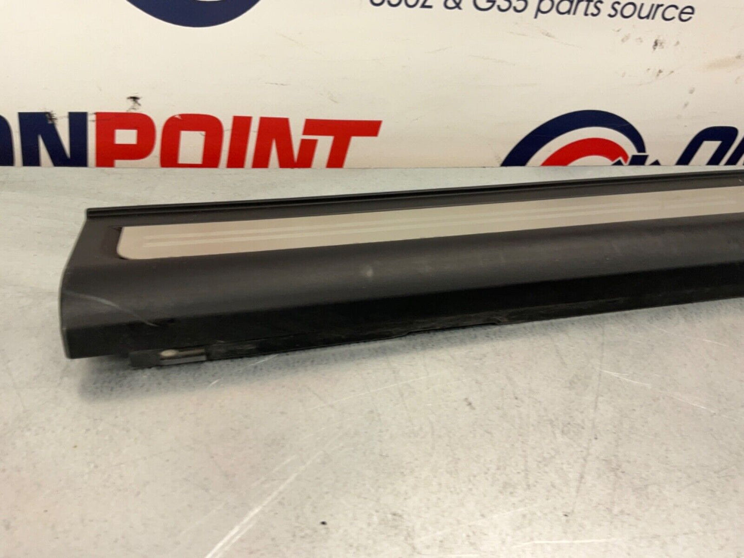 2007 Infiniti V35 G35 Driver Left Door Threshold Kick Plate Trim OEM 11BGYE7 - On Point Parts Inc