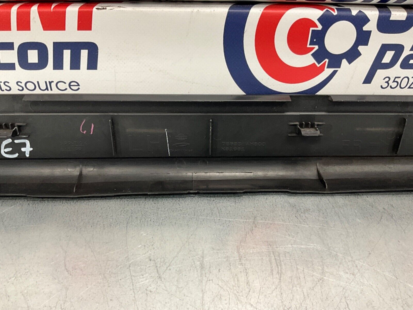 2007 Infiniti V35 G35 Driver Left Door Threshold Kick Plate Trim OEM 11BGYE7 - On Point Parts Inc