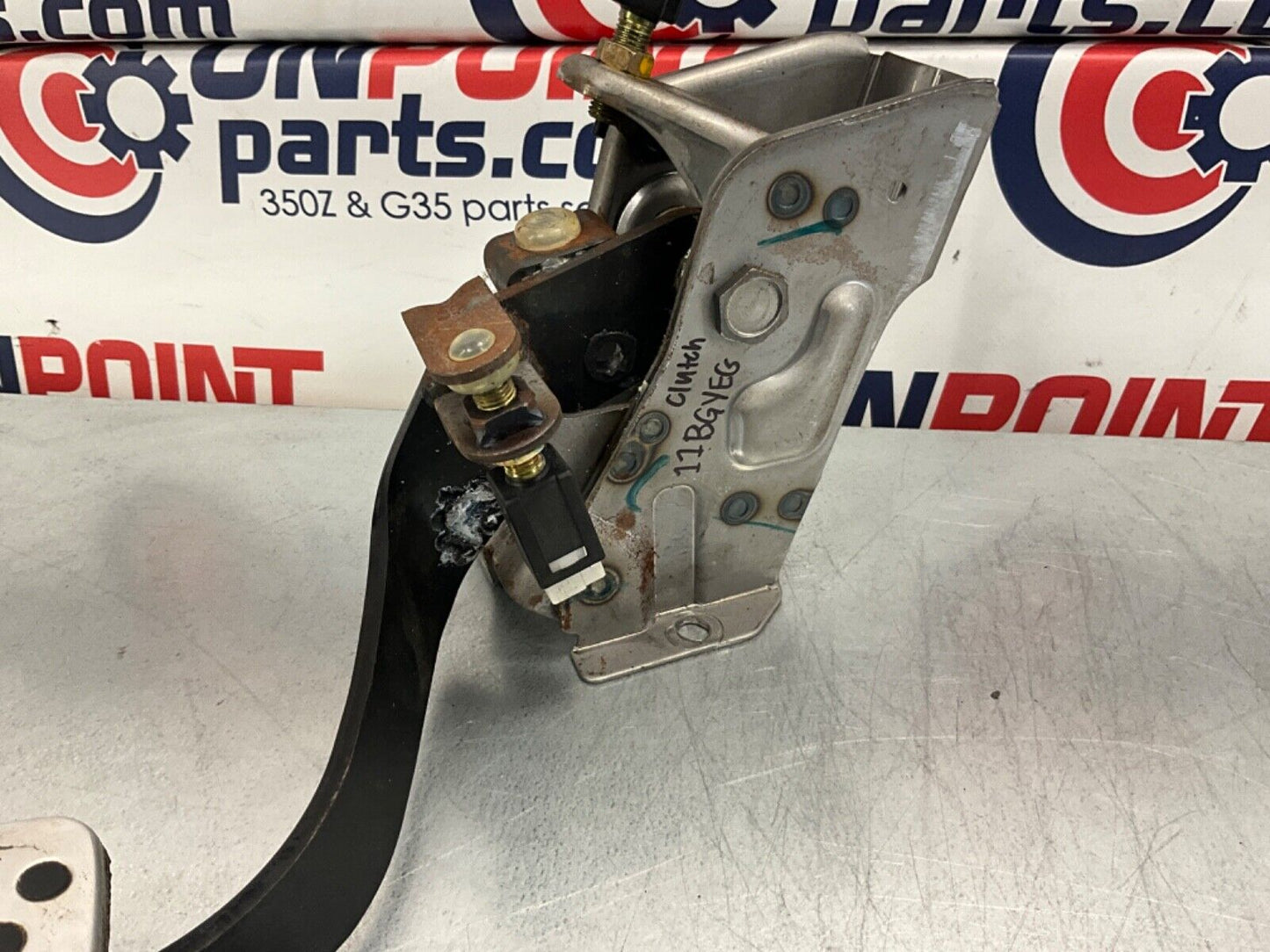 2007 Infiniti V35 G35  Manual Clutch Pedal Assembly OEM 11BGYEG - On Point Parts Inc