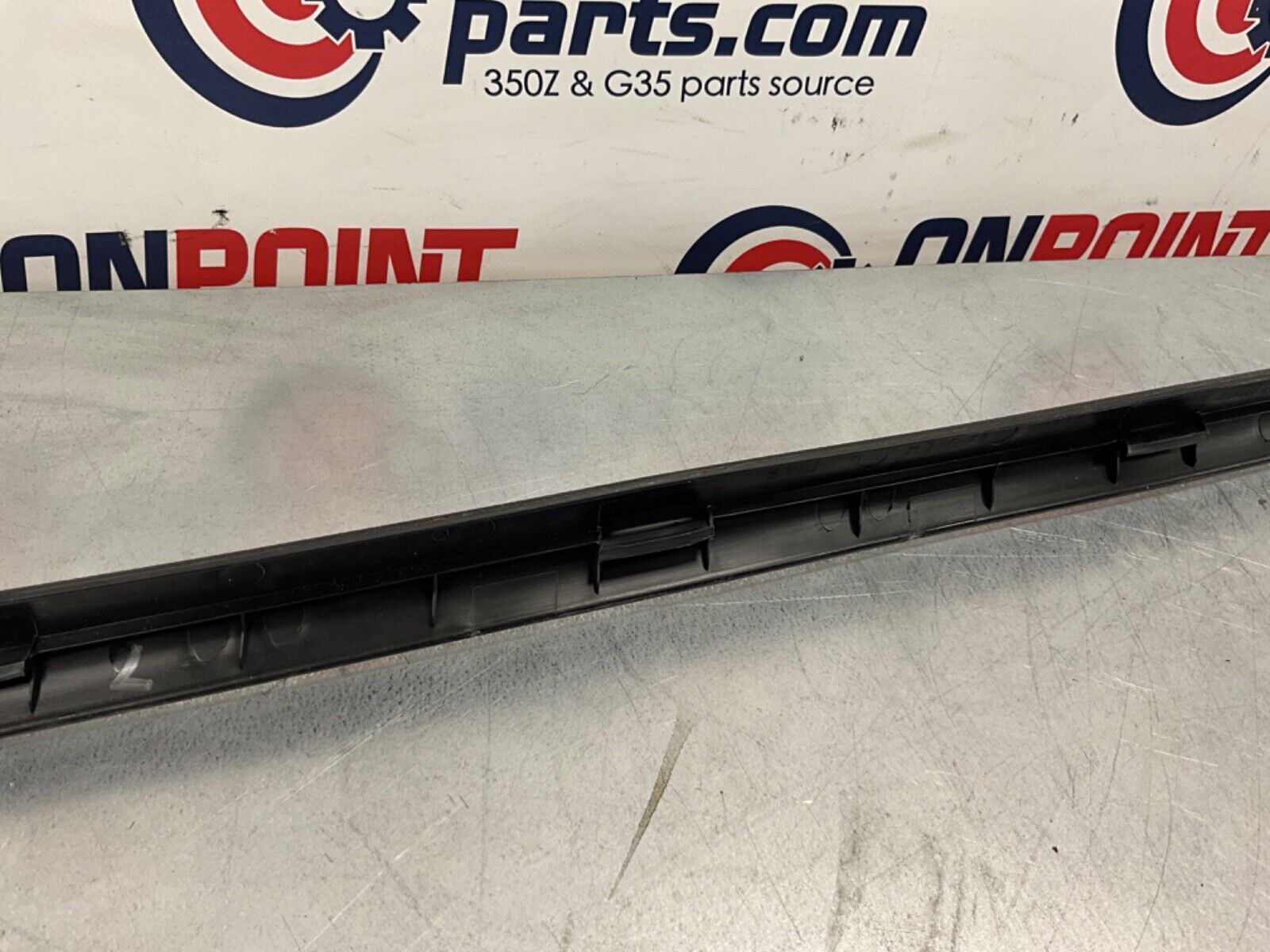 2007 Infiniti V35 G35 Coupe Driver Left Door Threshold Sill Trim OEM 11BGYE7 - On Point Parts Inc