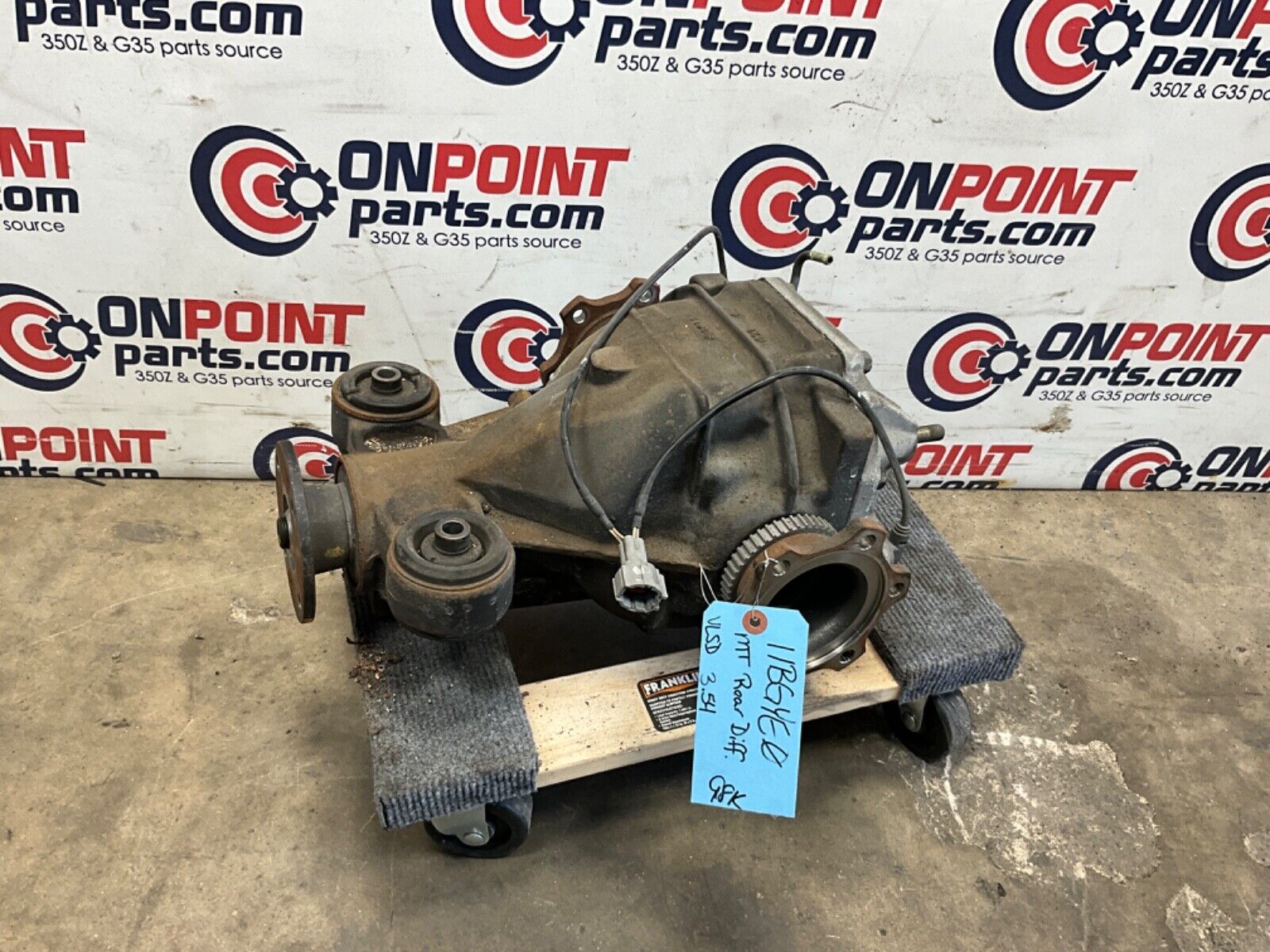 2007 Infiniti V35 G35 Manual Rear VLSD Differential 3.54 98k OEM 11BGYE0 - On Point Parts Inc